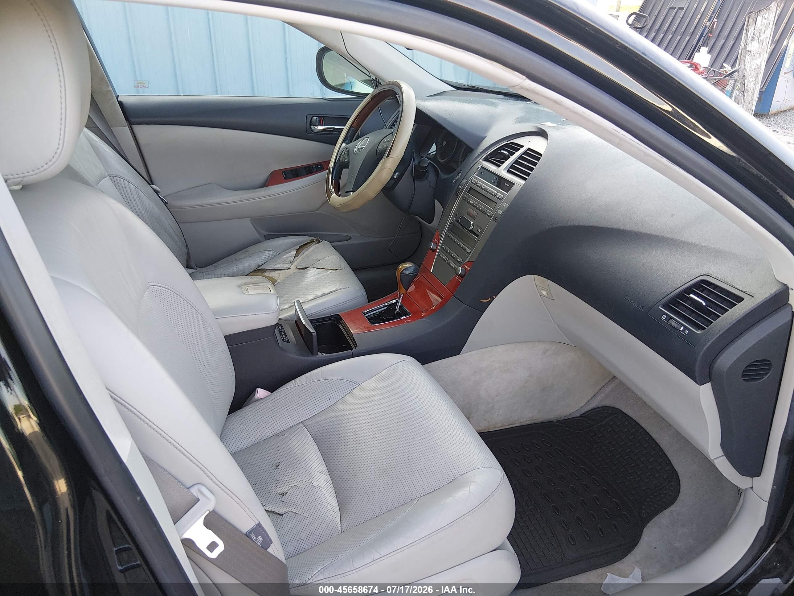 2007 Lexus Es 350   Черный vin: JTHBJ46G172006940