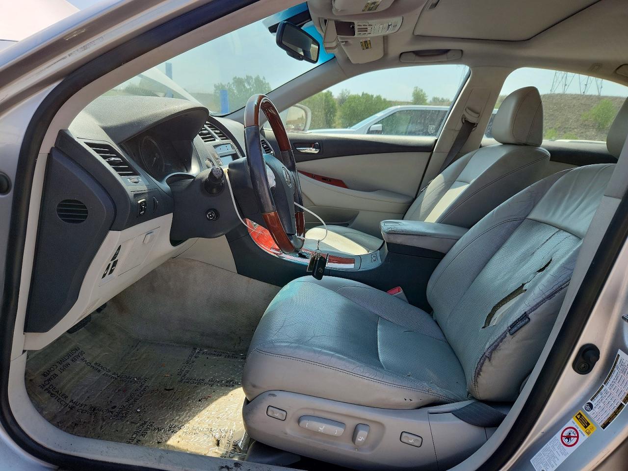 2007 Lexus Es 350 Silver vin: JTHBJ46G172018635