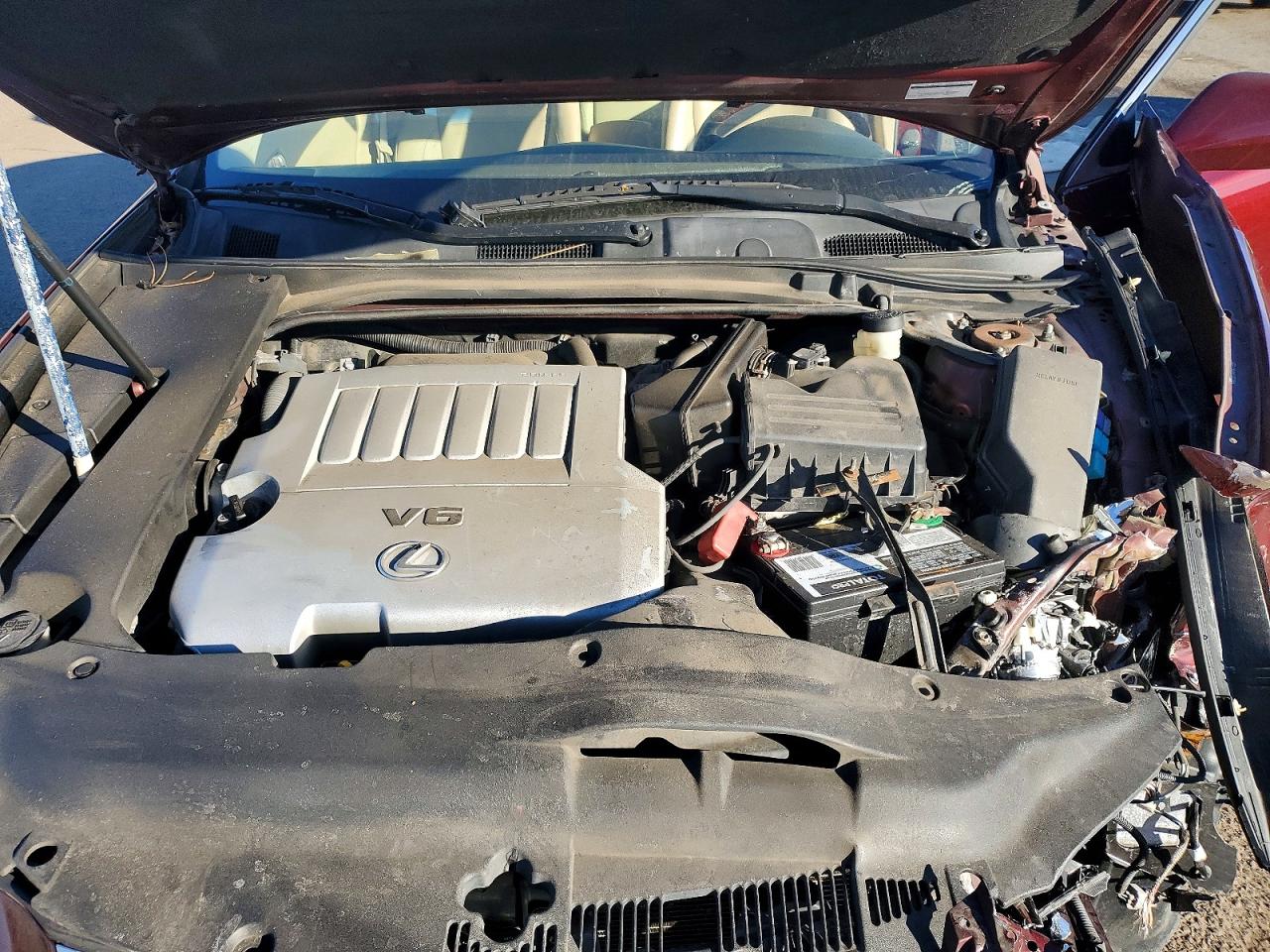 2007 Lexus Es 350 Бордовый vin: JTHBJ46G172019686