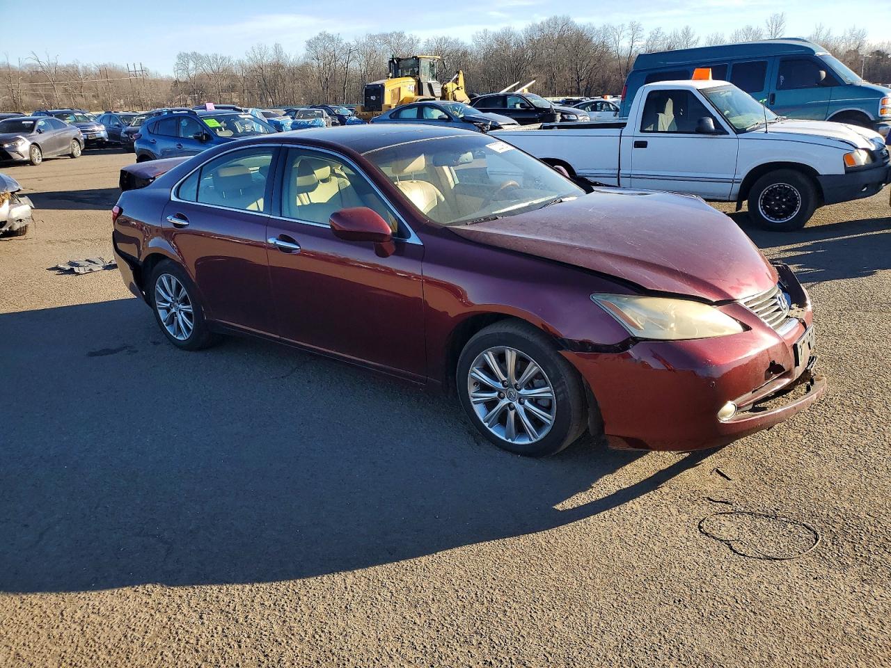 2007 Lexus Es 350 Бордовый vin: JTHBJ46G172019686