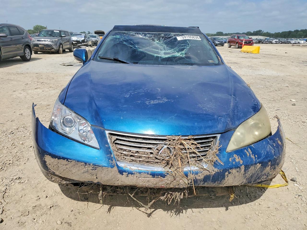 2007 Lexus Es 350 Синий vin: JTHBJ46G172033636