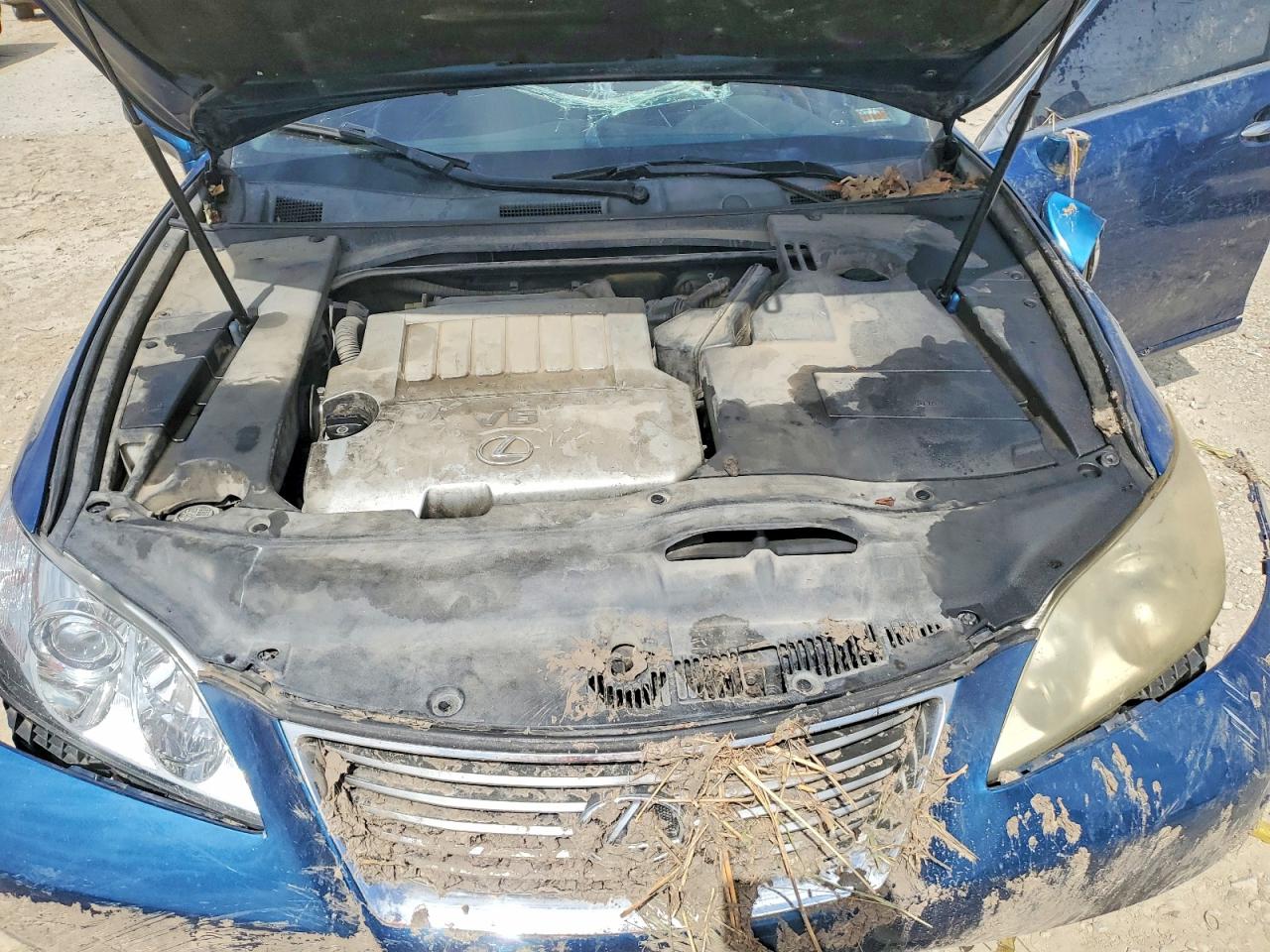 2007 Lexus Es 350 Синий vin: JTHBJ46G172033636