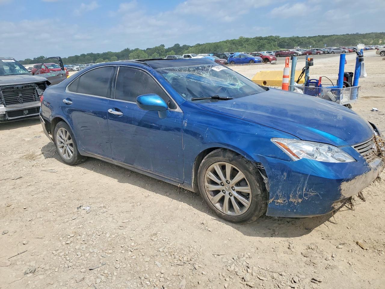 2007 Lexus Es 350 Синий vin: JTHBJ46G172033636