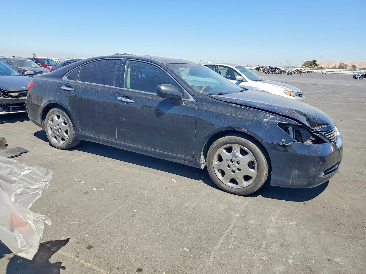 2007 Lexus Es 350 Черный vin: JTHBJ46G172042496