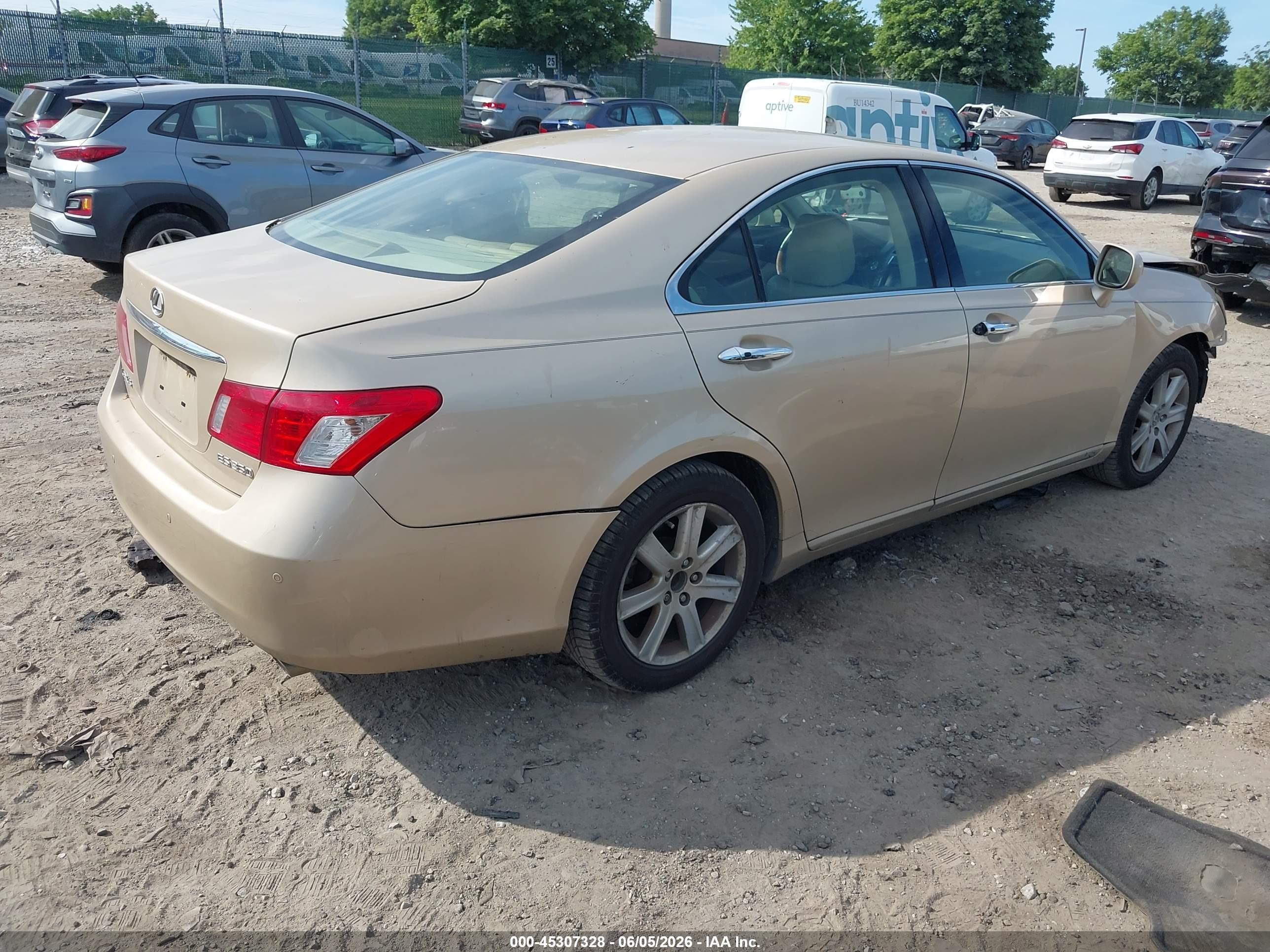 2007 Lexus Es 350   Gold vin: JTHBJ46G172048508