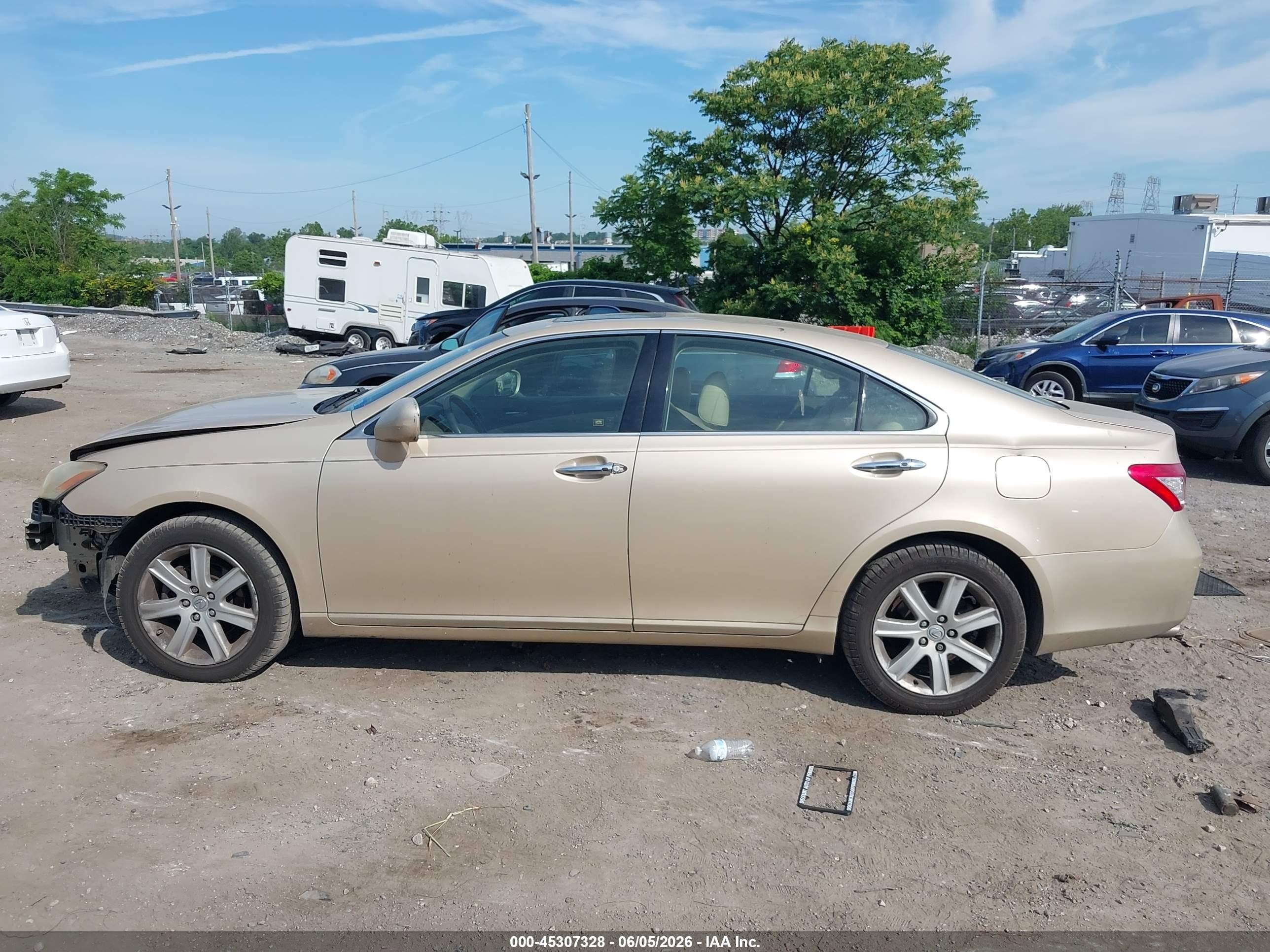 2007 Lexus Es 350   Gold vin: JTHBJ46G172048508
