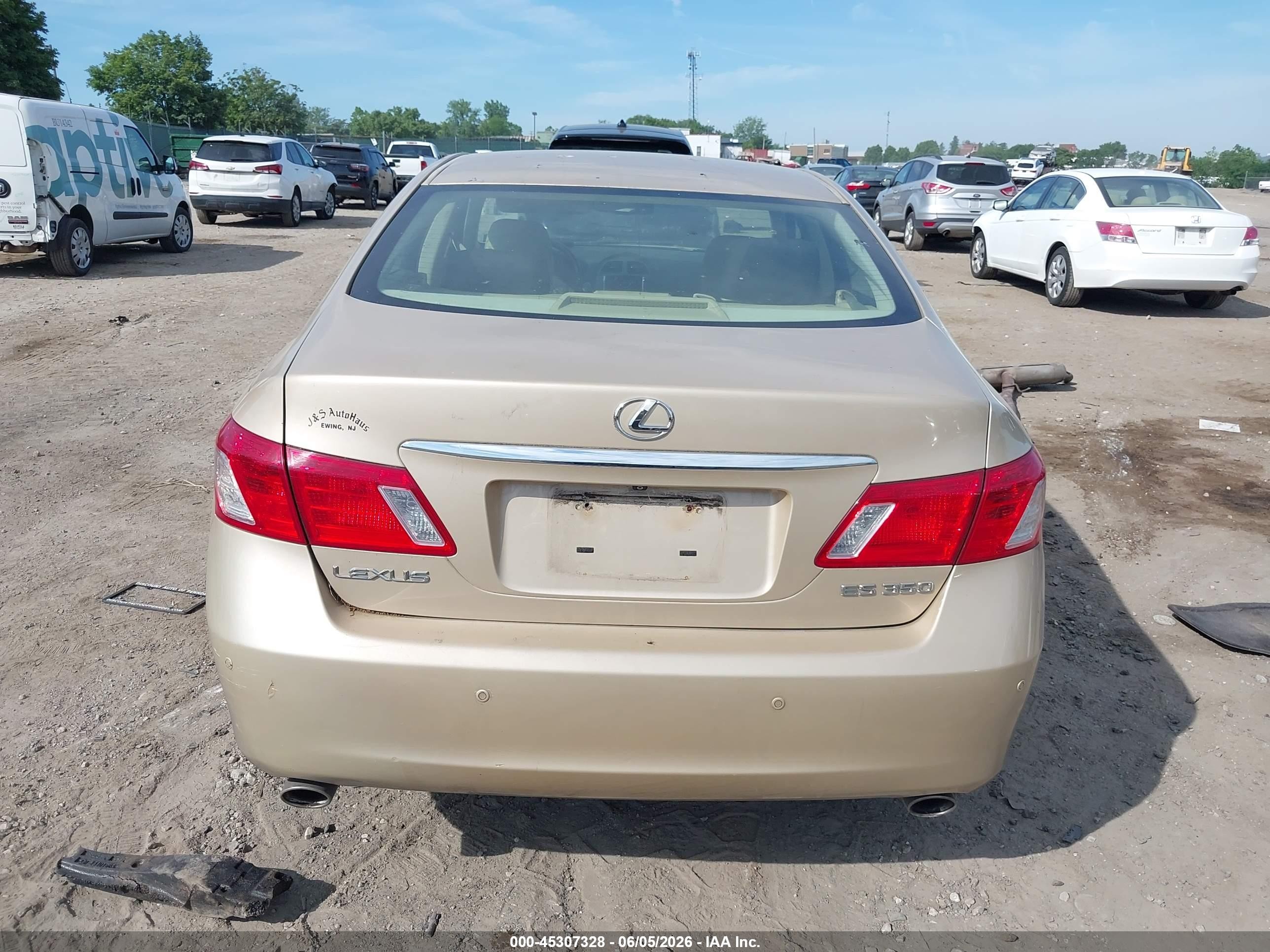 2007 Lexus Es 350   Gold vin: JTHBJ46G172048508