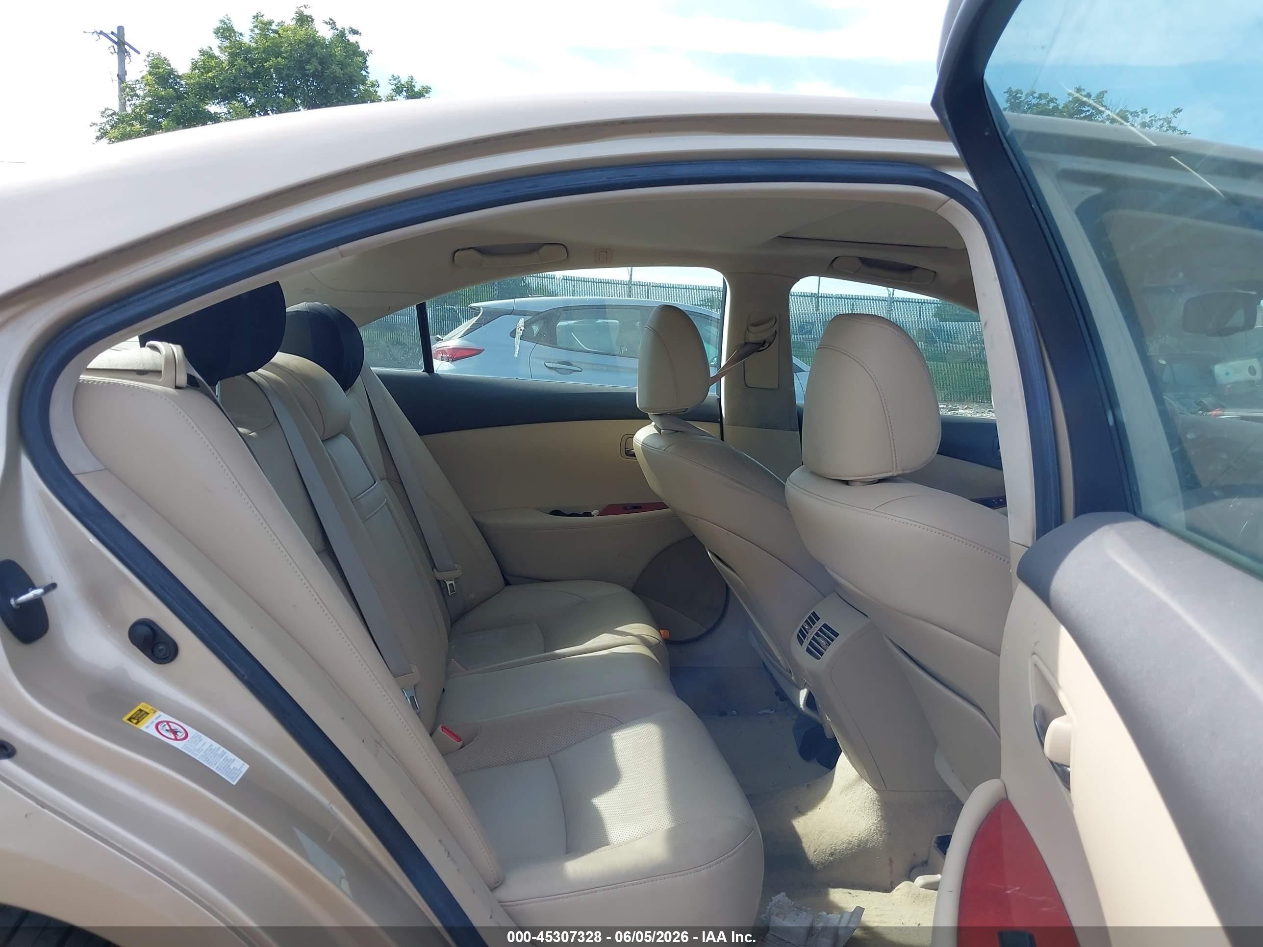 2007 Lexus Es 350   Gold vin: JTHBJ46G172048508