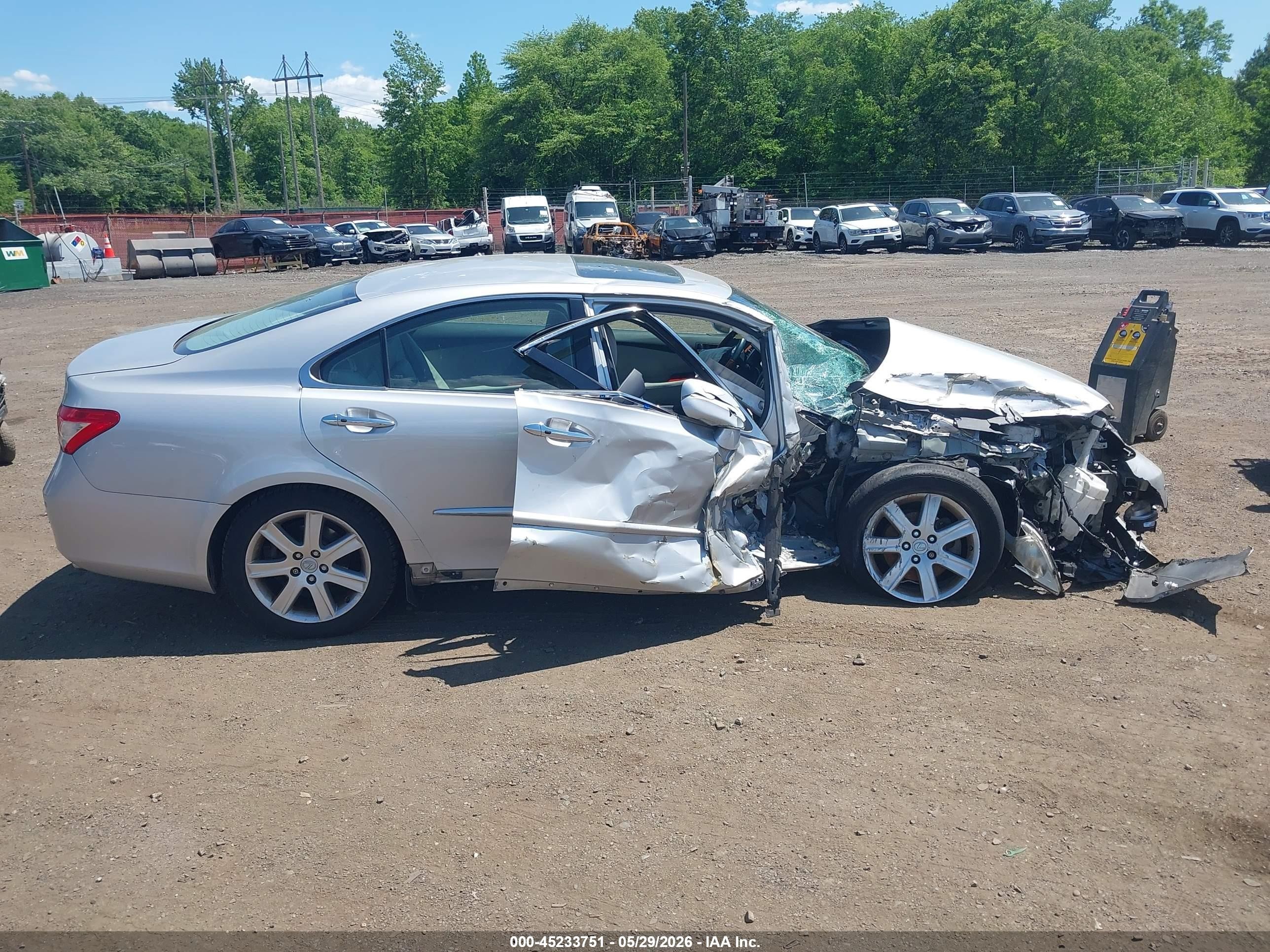 2007 Lexus Es 350   Silver vin: JTHBJ46G172055684