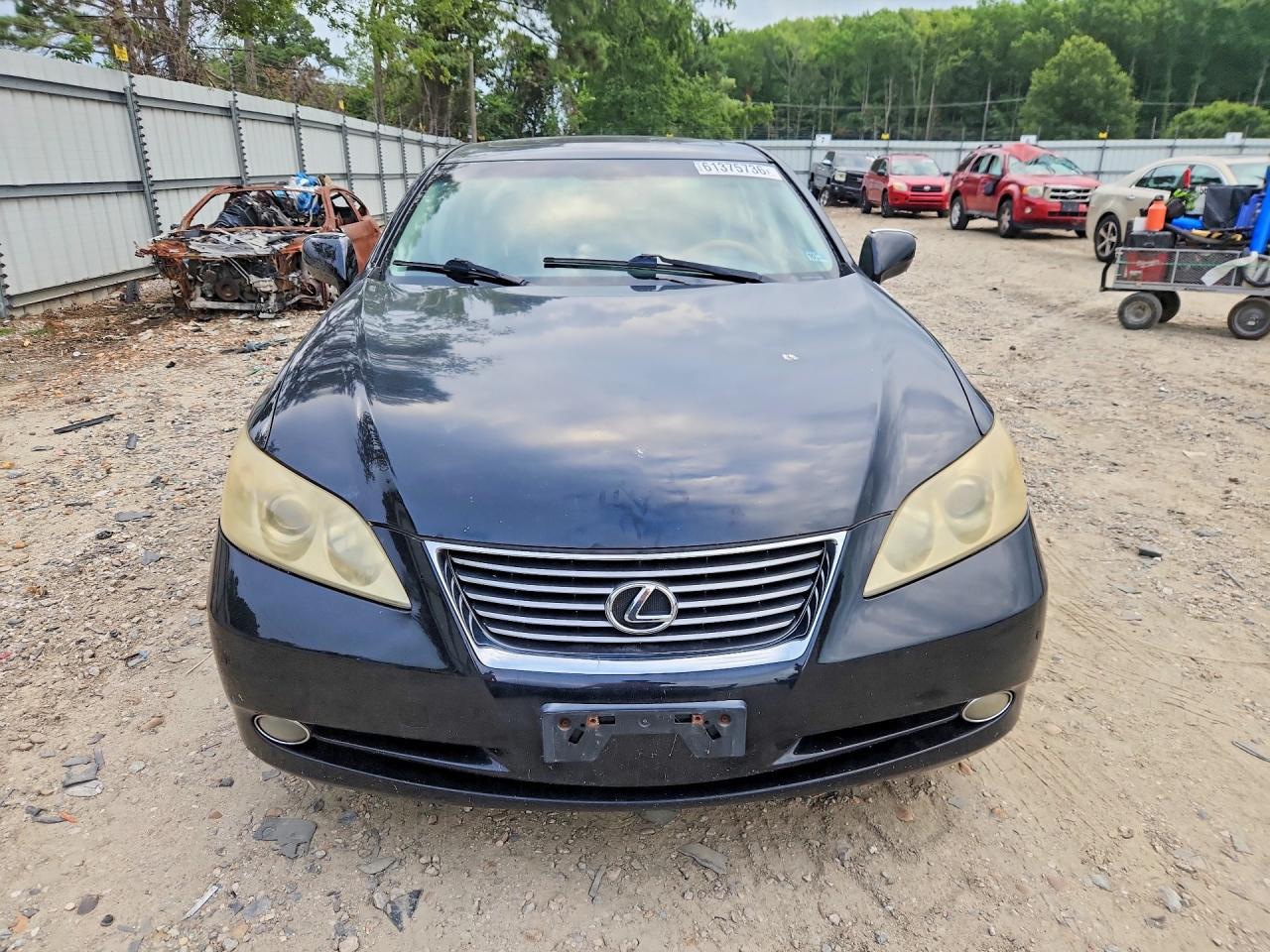 2007 Lexus Es 350 Black vin: JTHBJ46G172059122