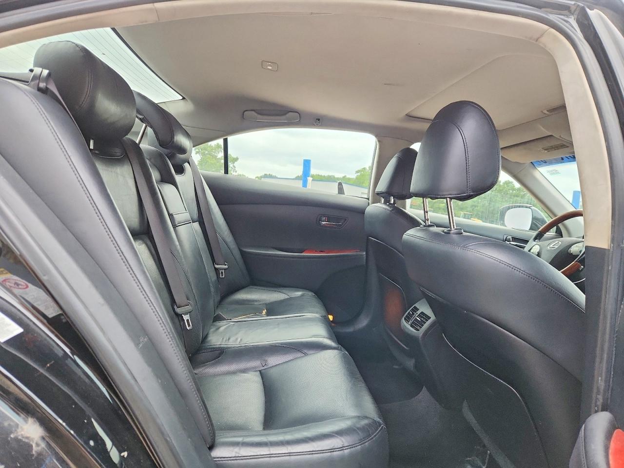 2007 Lexus Es 350 Black vin: JTHBJ46G172059122