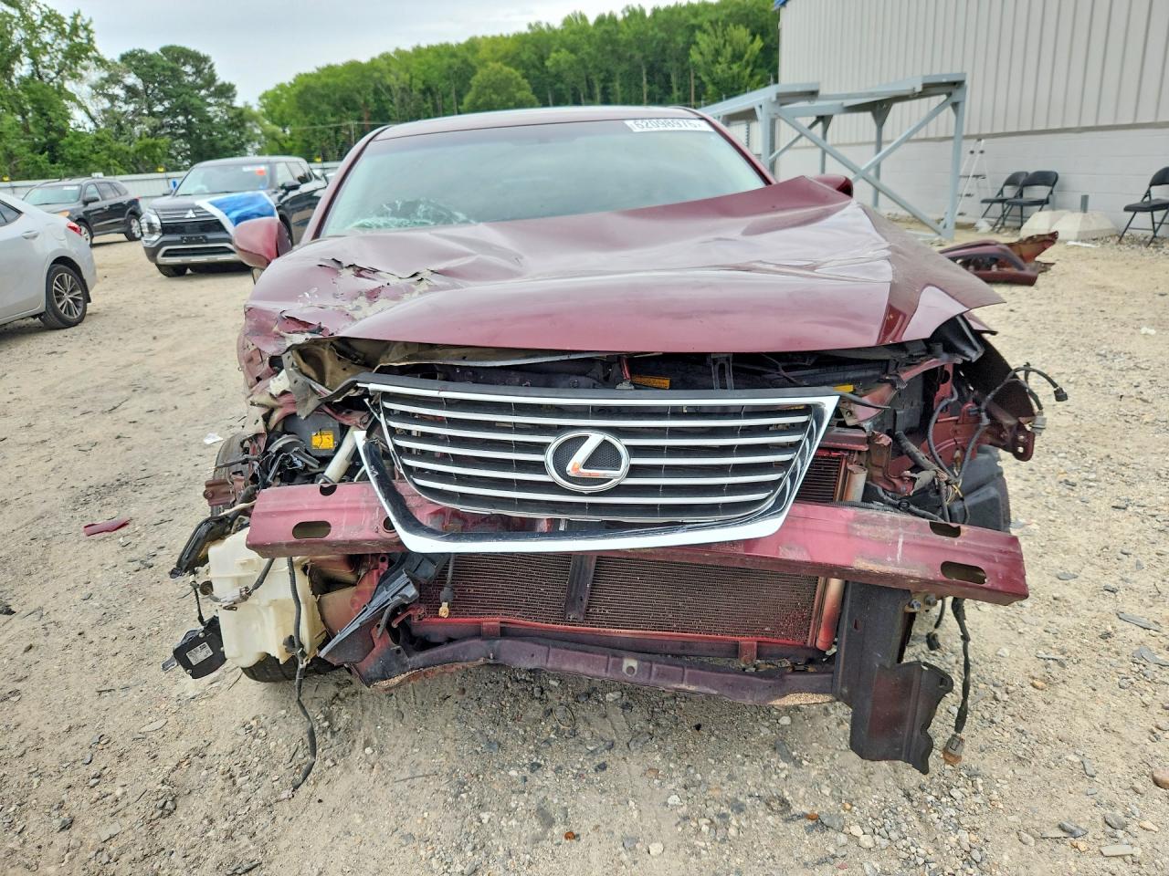 2007 Lexus Es 350 Burgundy vin: JTHBJ46G172062280