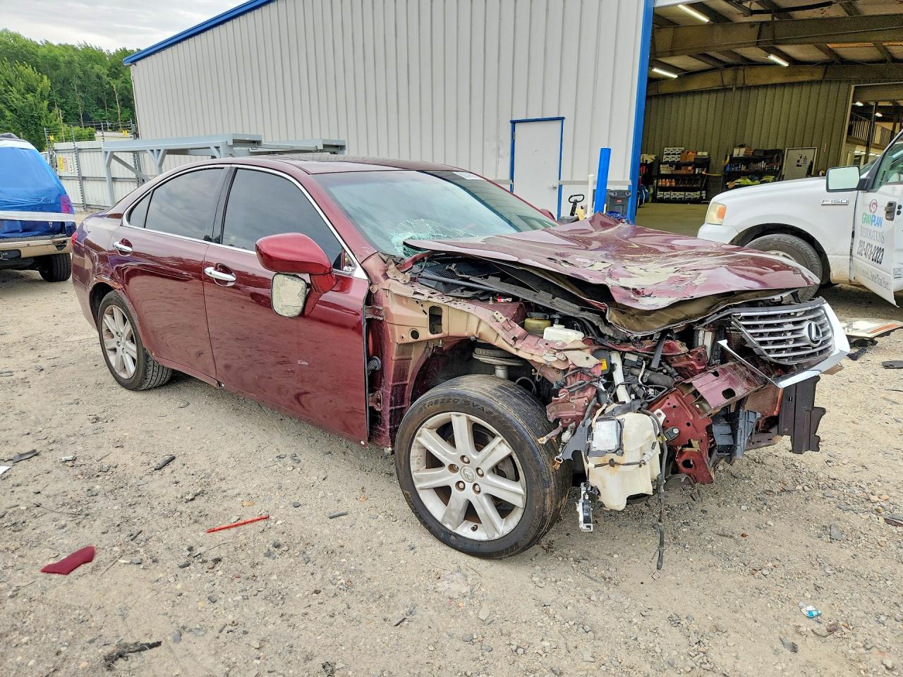 2007 Lexus Es 350 Burgundy vin: JTHBJ46G172062280
