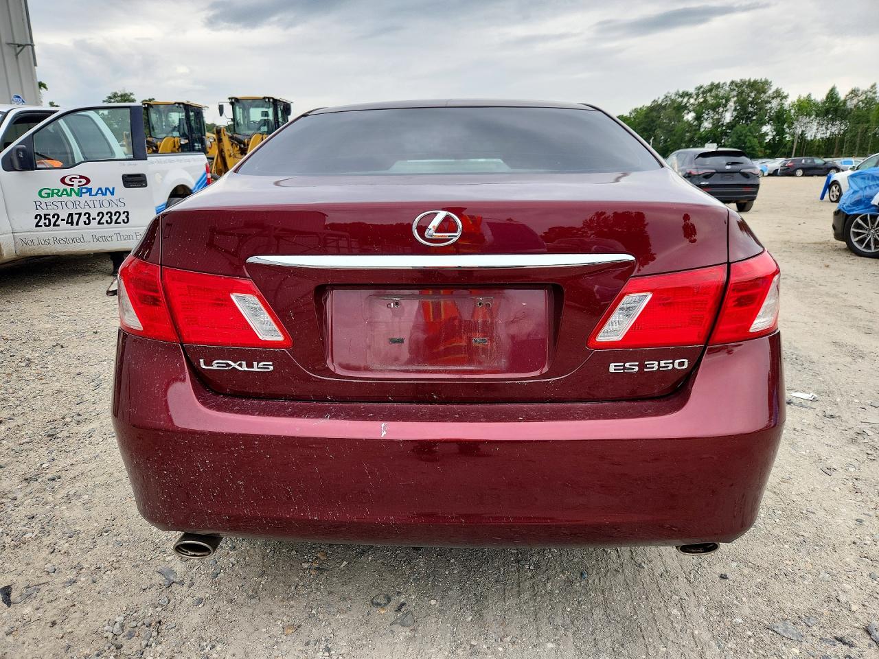 2007 Lexus Es 350 Burgundy vin: JTHBJ46G172062280