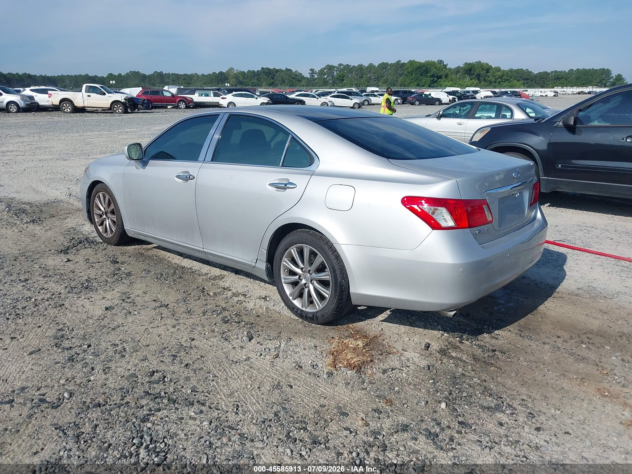 2007 Lexus Es 350   Silver vin: JTHBJ46G172064255