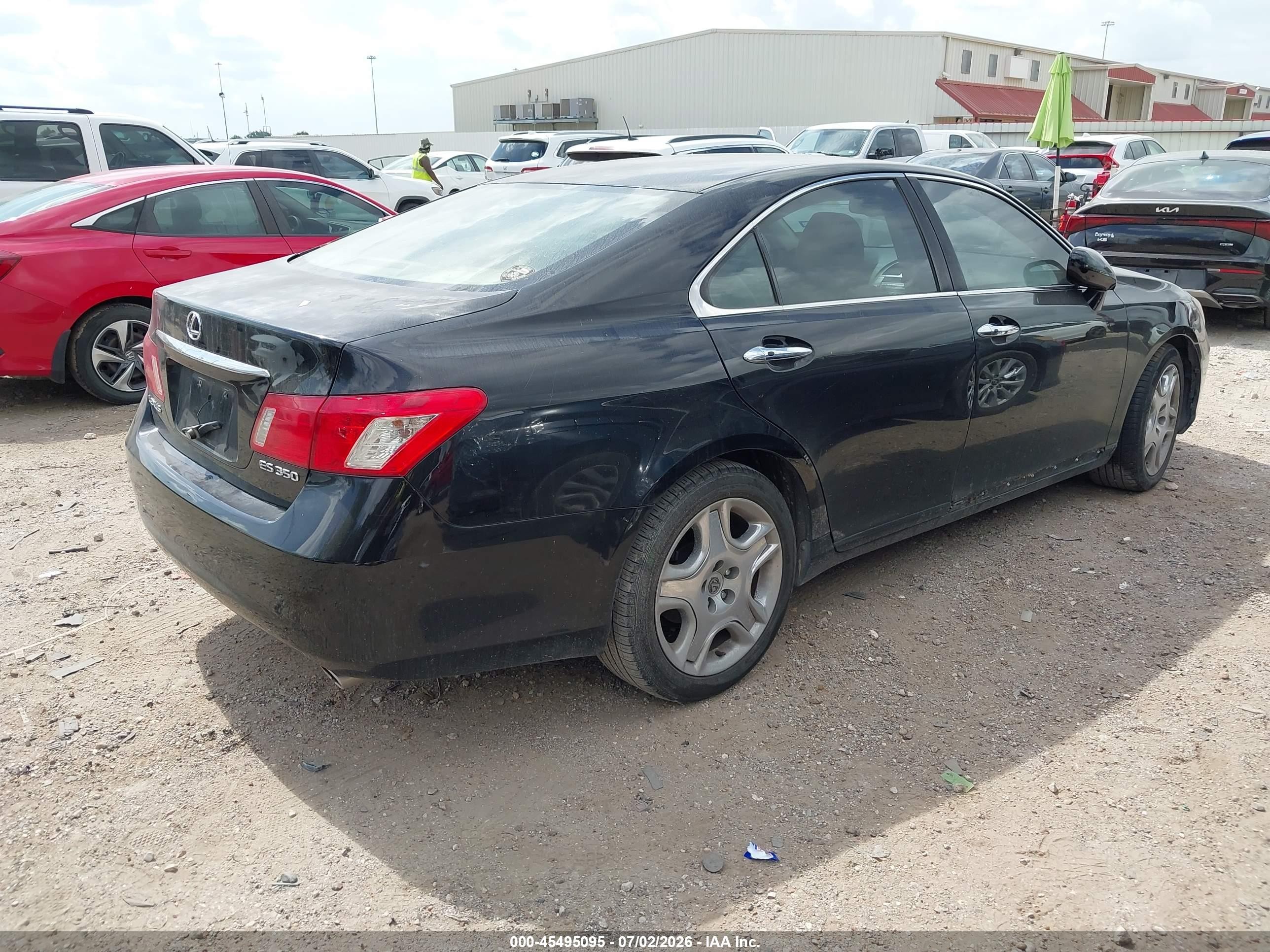 2007 Lexus Es 350   Black vin: JTHBJ46G172064577