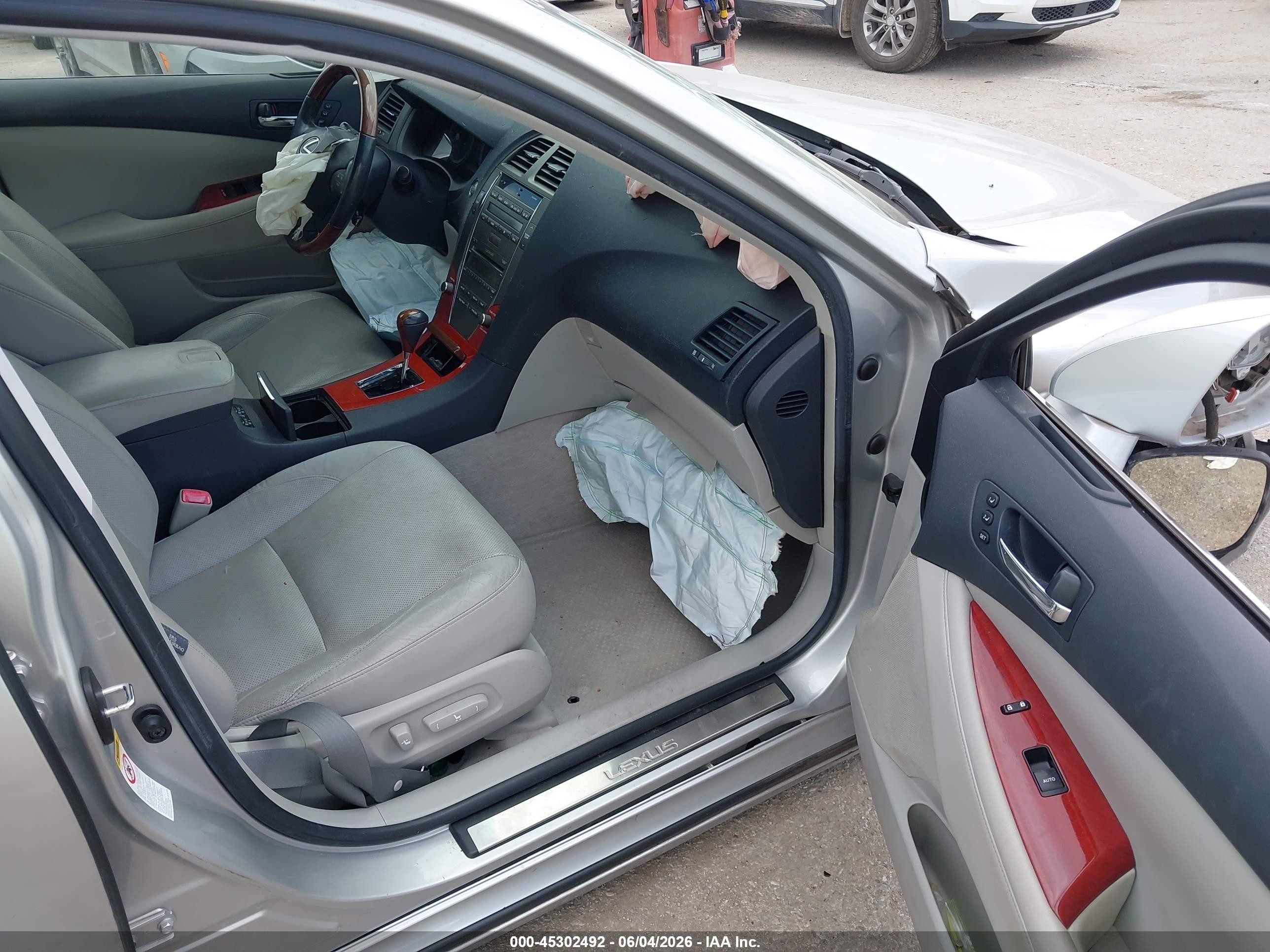 2007 Lexus Es 350 Silver vin: JTHBJ46G172071917
