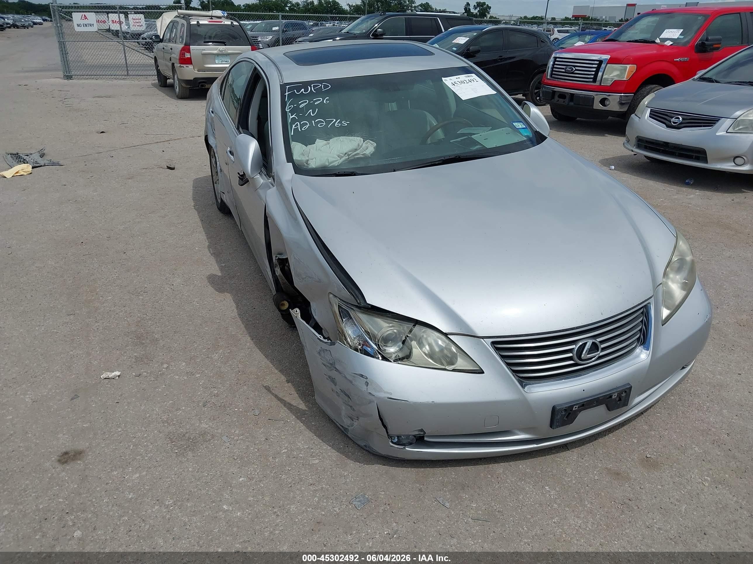 2007 Lexus Es 350 Серебряный vin: JTHBJ46G172071917