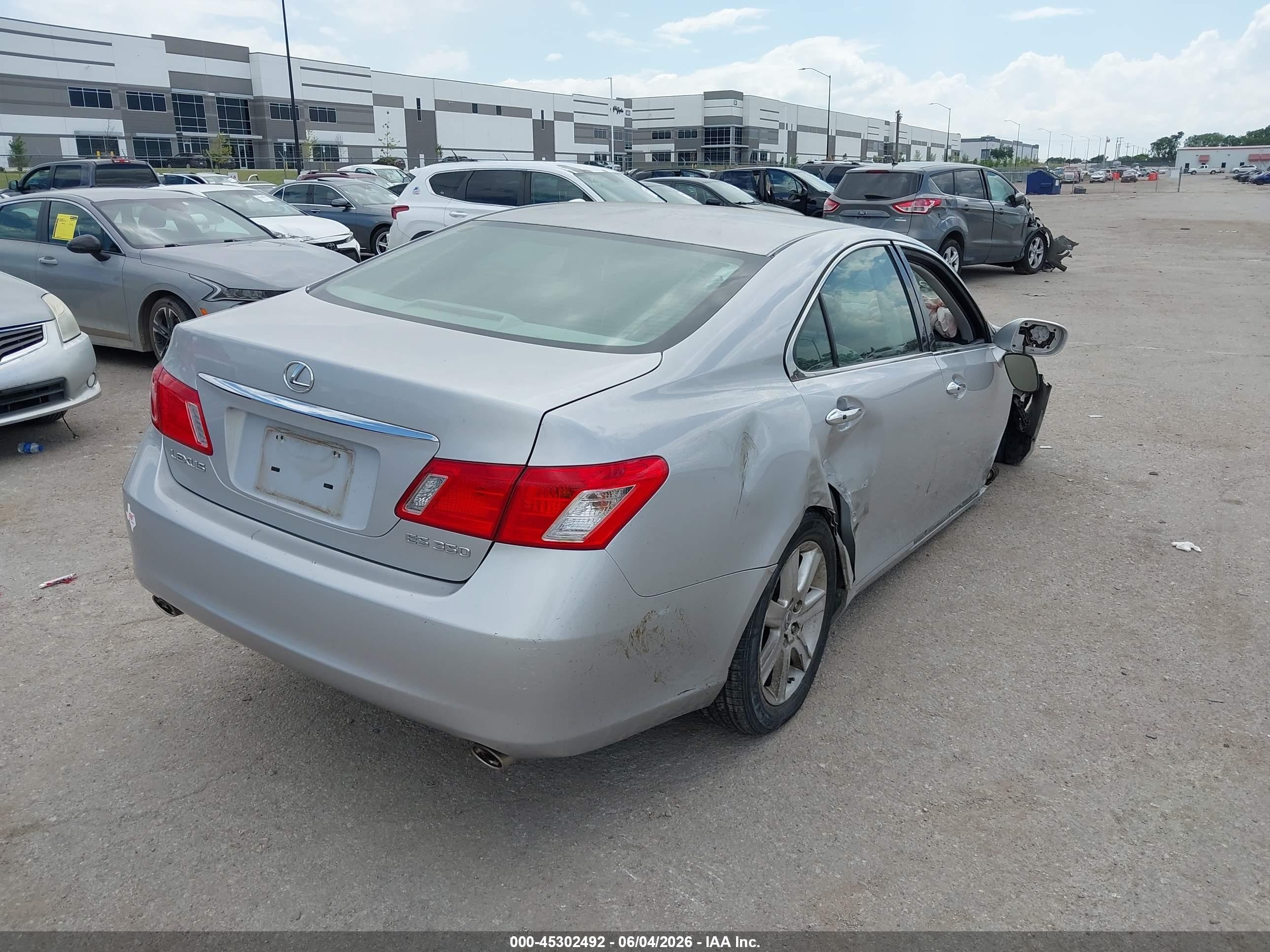 2007 Lexus Es 350 Silver vin: JTHBJ46G172071917