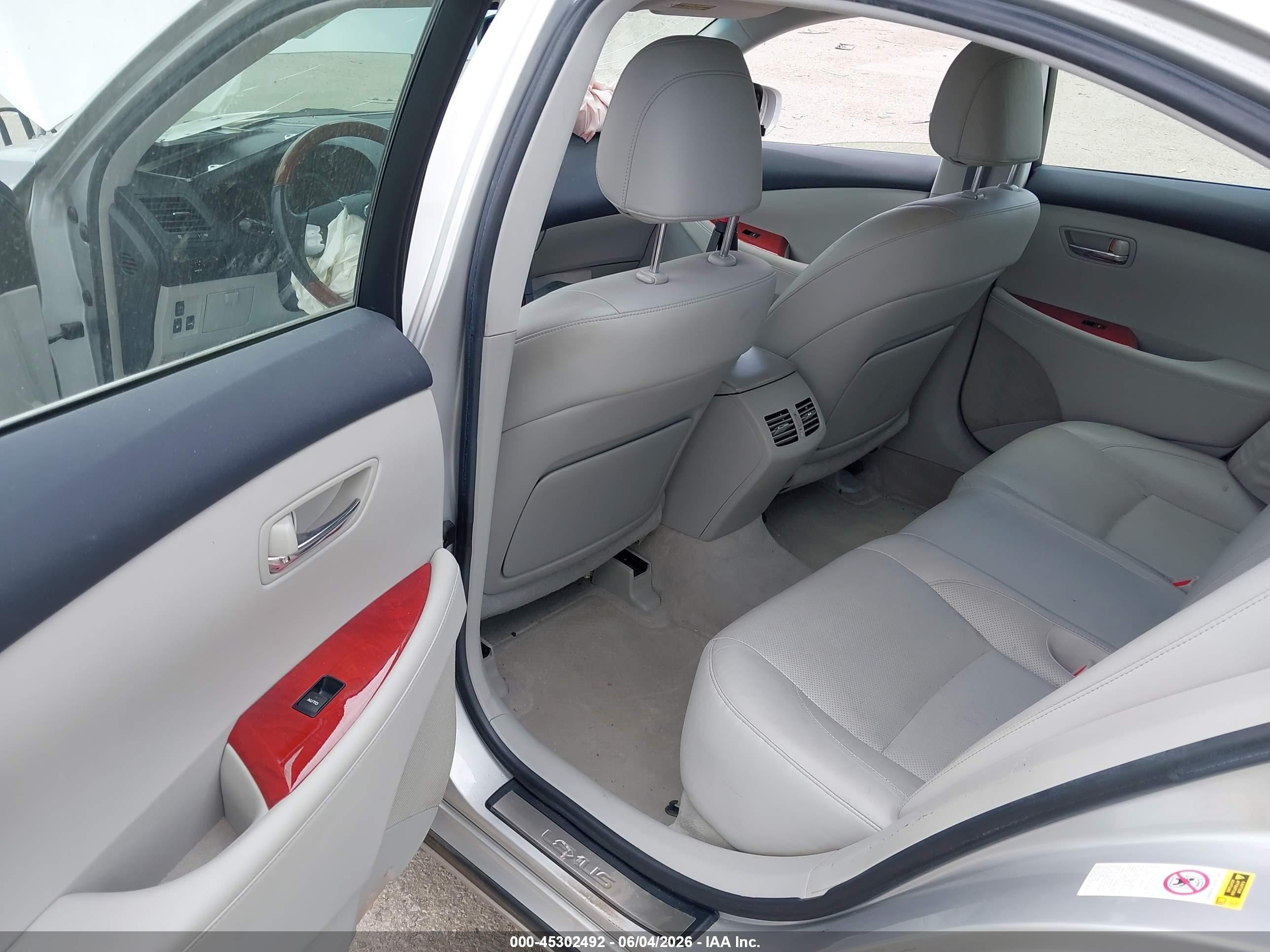 2007 Lexus Es 350 Silver vin: JTHBJ46G172071917