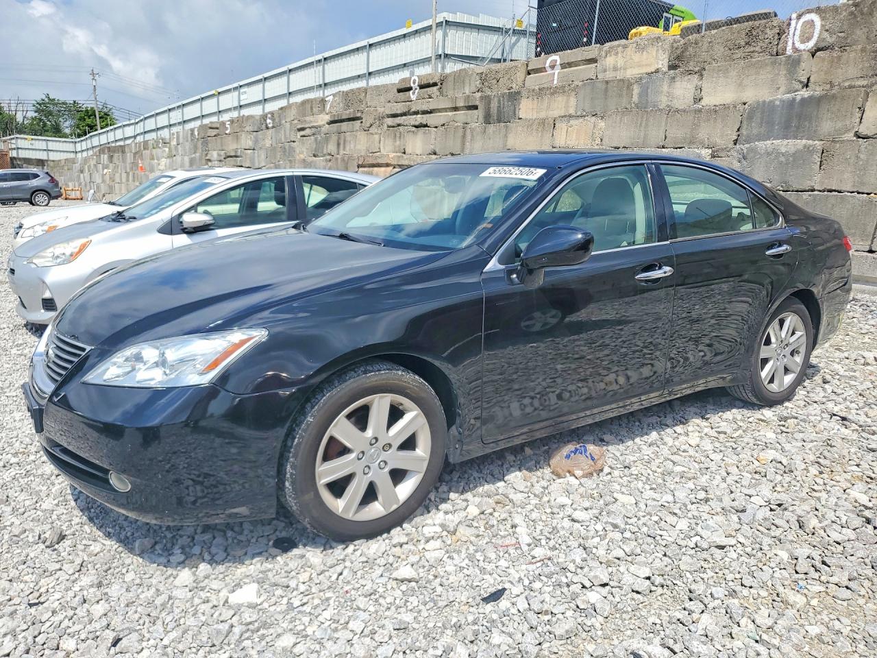 2007 Lexus Es 350 Black vin: JTHBJ46G172072095