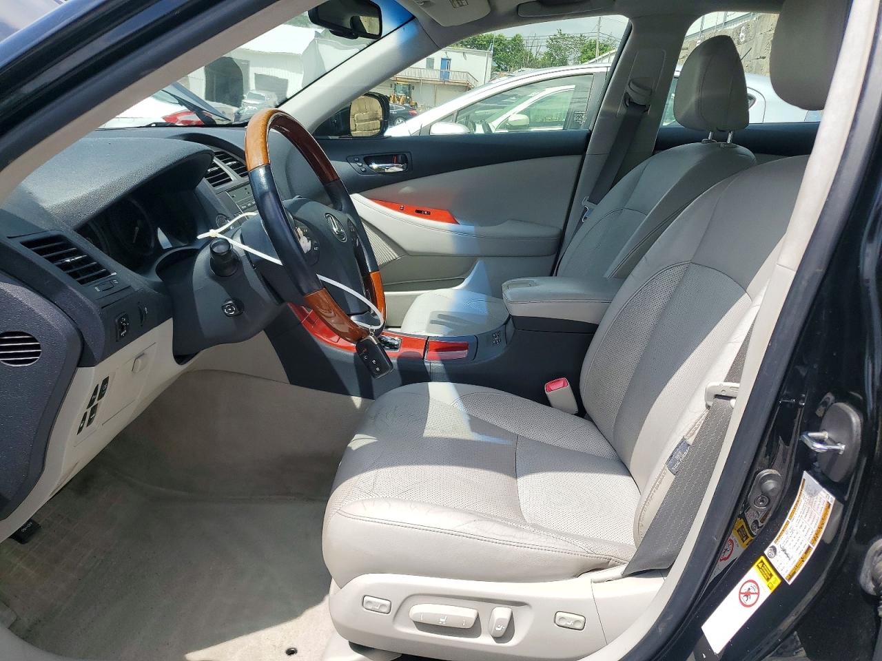 2007 Lexus Es 350 Black vin: JTHBJ46G172072095