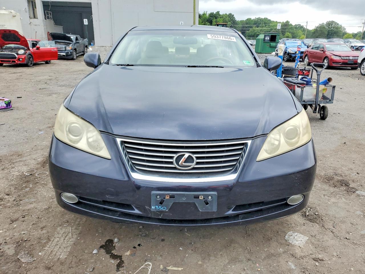 2007 Lexus Es 350 Blue vin: JTHBJ46G172079418