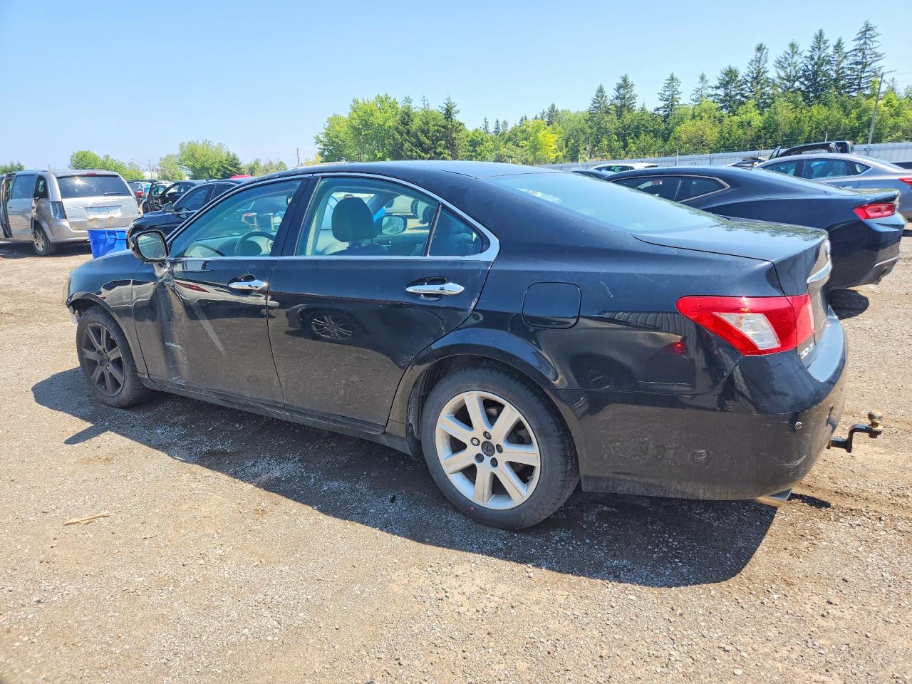 2007 Lexus Es 350 Black vin: JTHBJ46G172085963