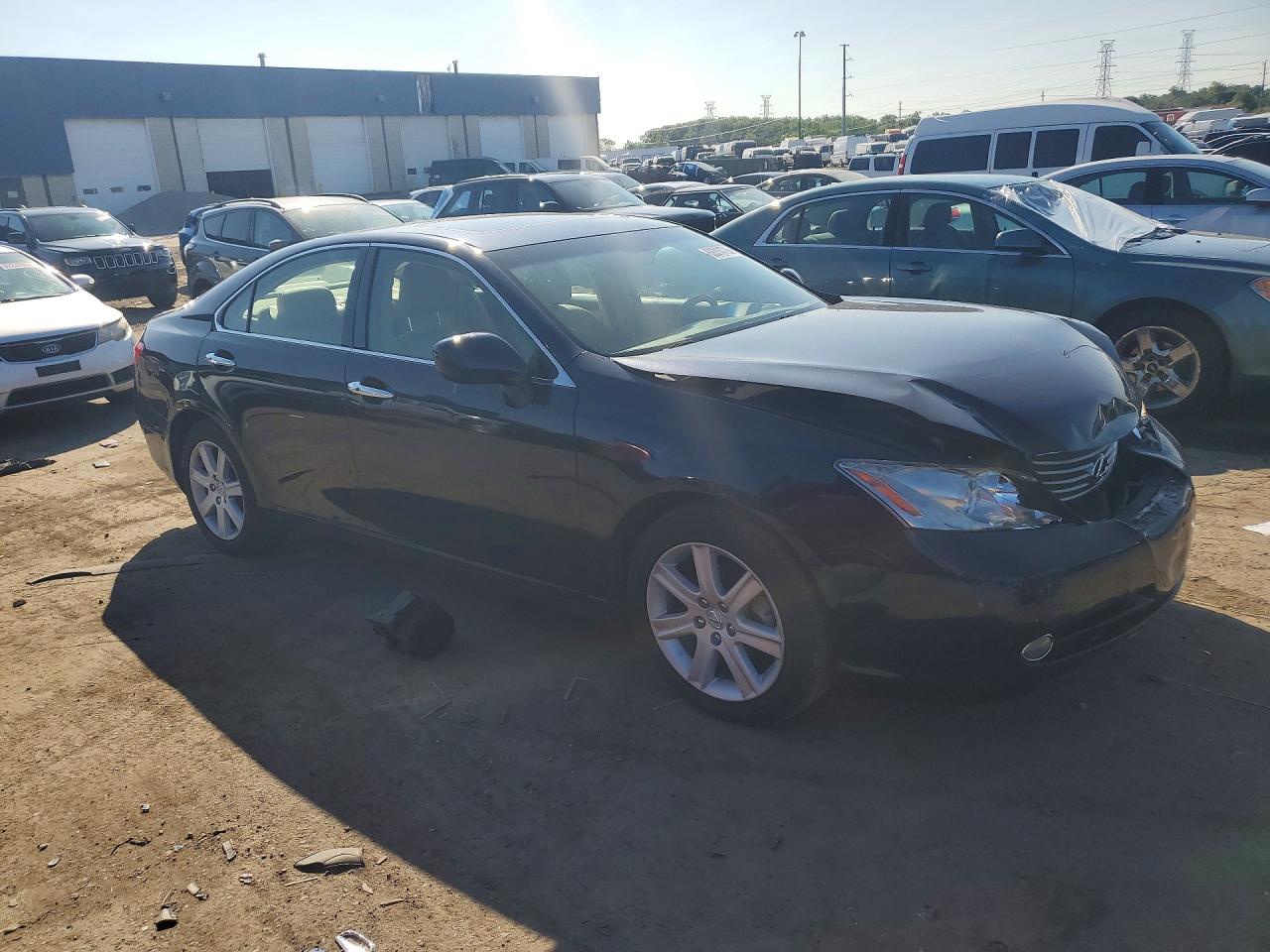2007 Lexus Es 350 Black vin: JTHBJ46G172103443