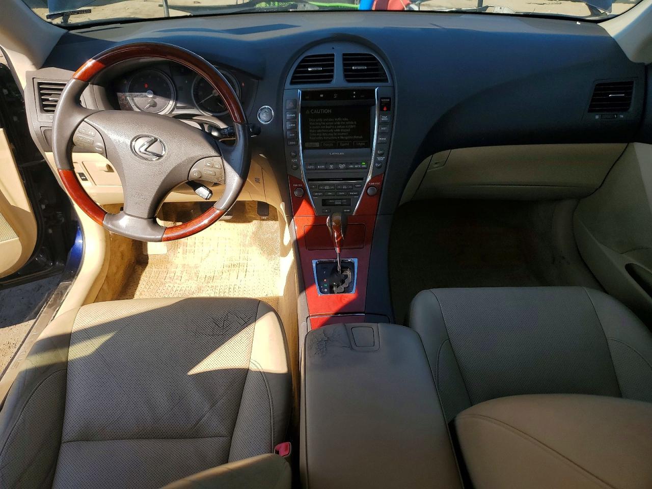 2007 Lexus Es 350 Black vin: JTHBJ46G172103443
