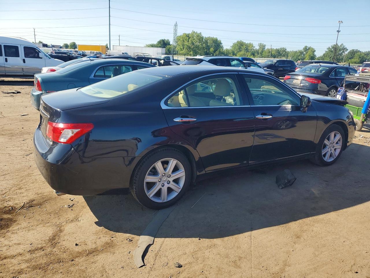2007 Lexus Es 350 Black vin: JTHBJ46G172103443