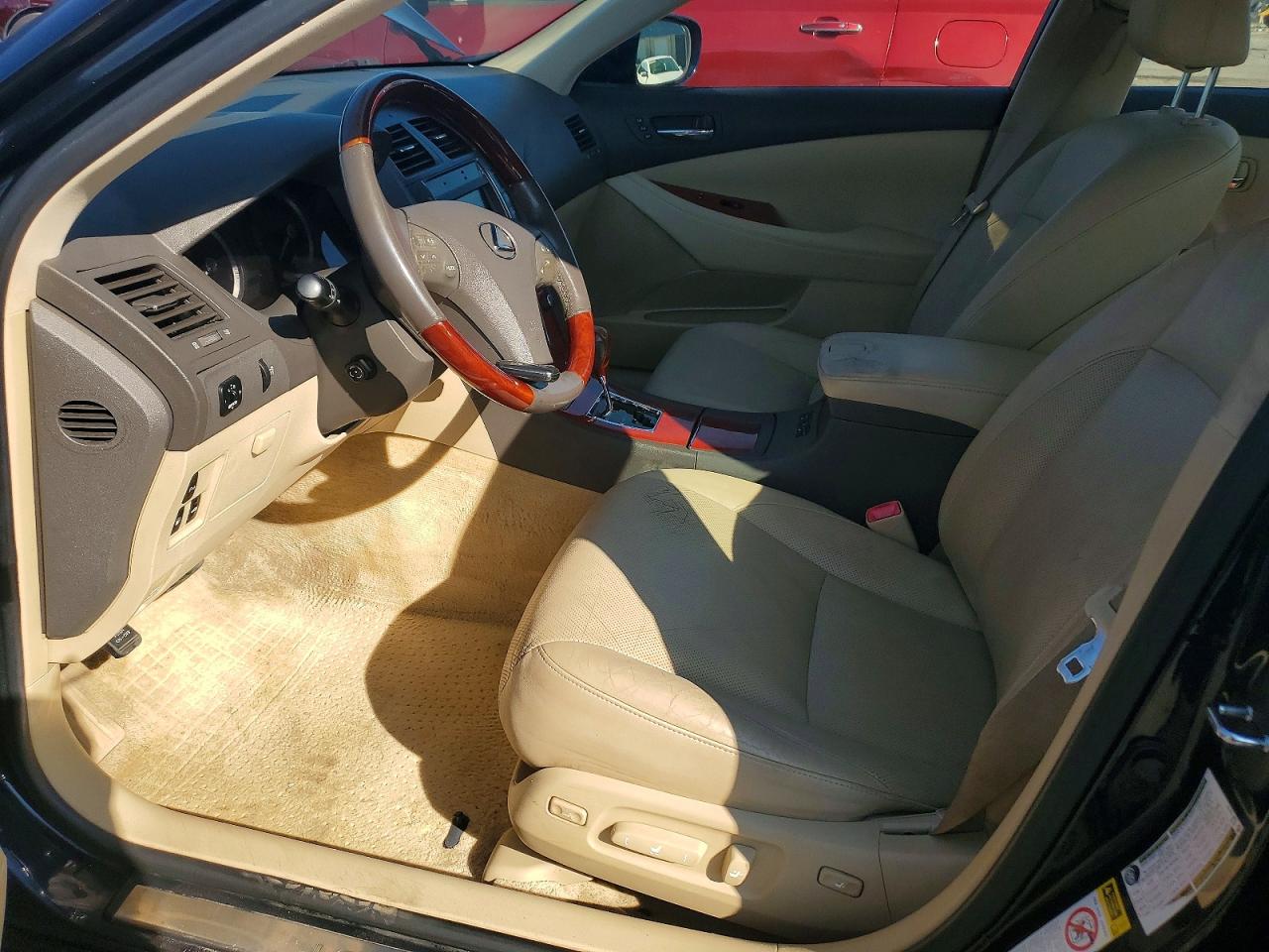 2007 Lexus Es 350 Black vin: JTHBJ46G172103443