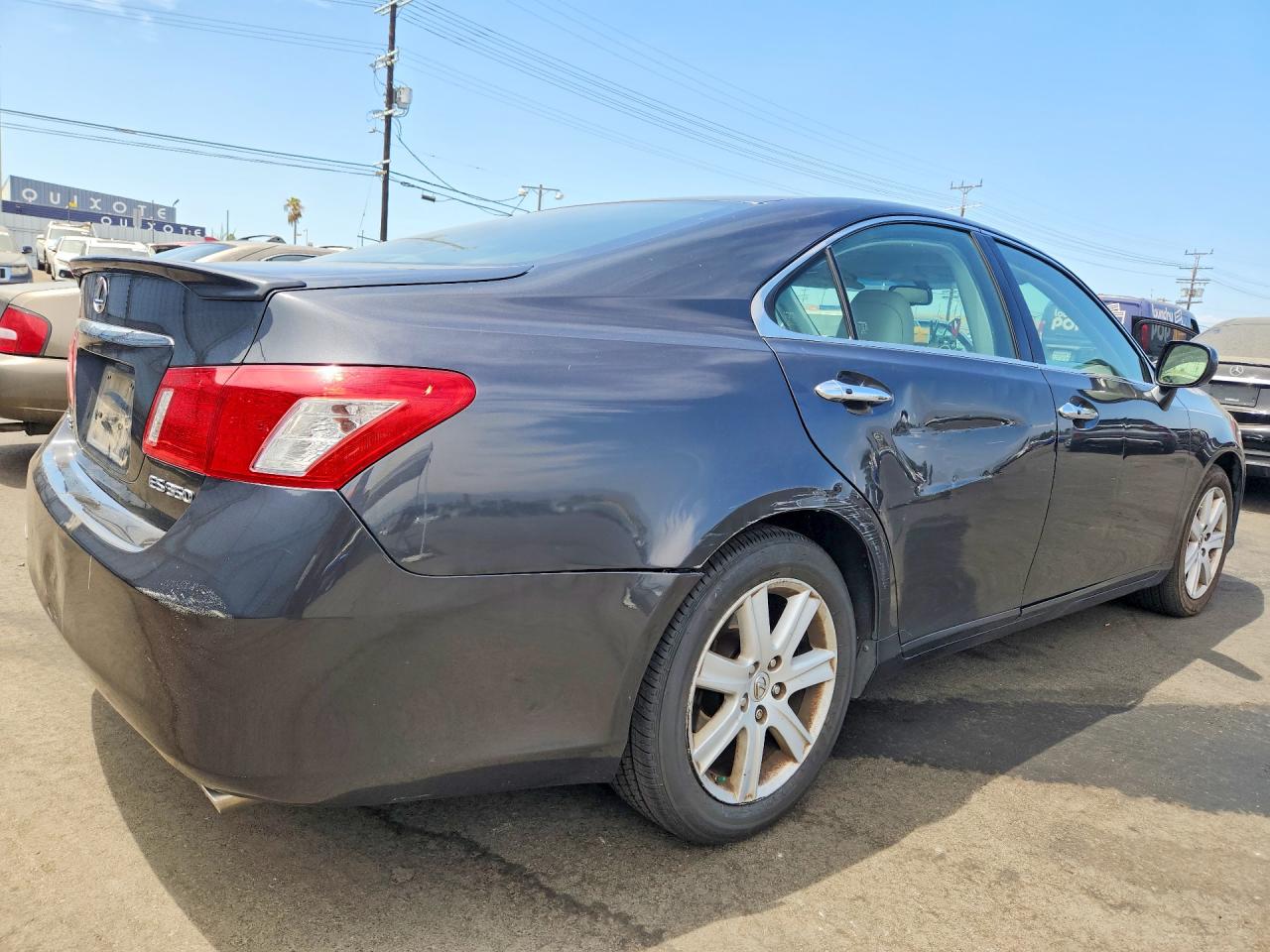 2007 Lexus Es 350 Black vin: JTHBJ46G172105645