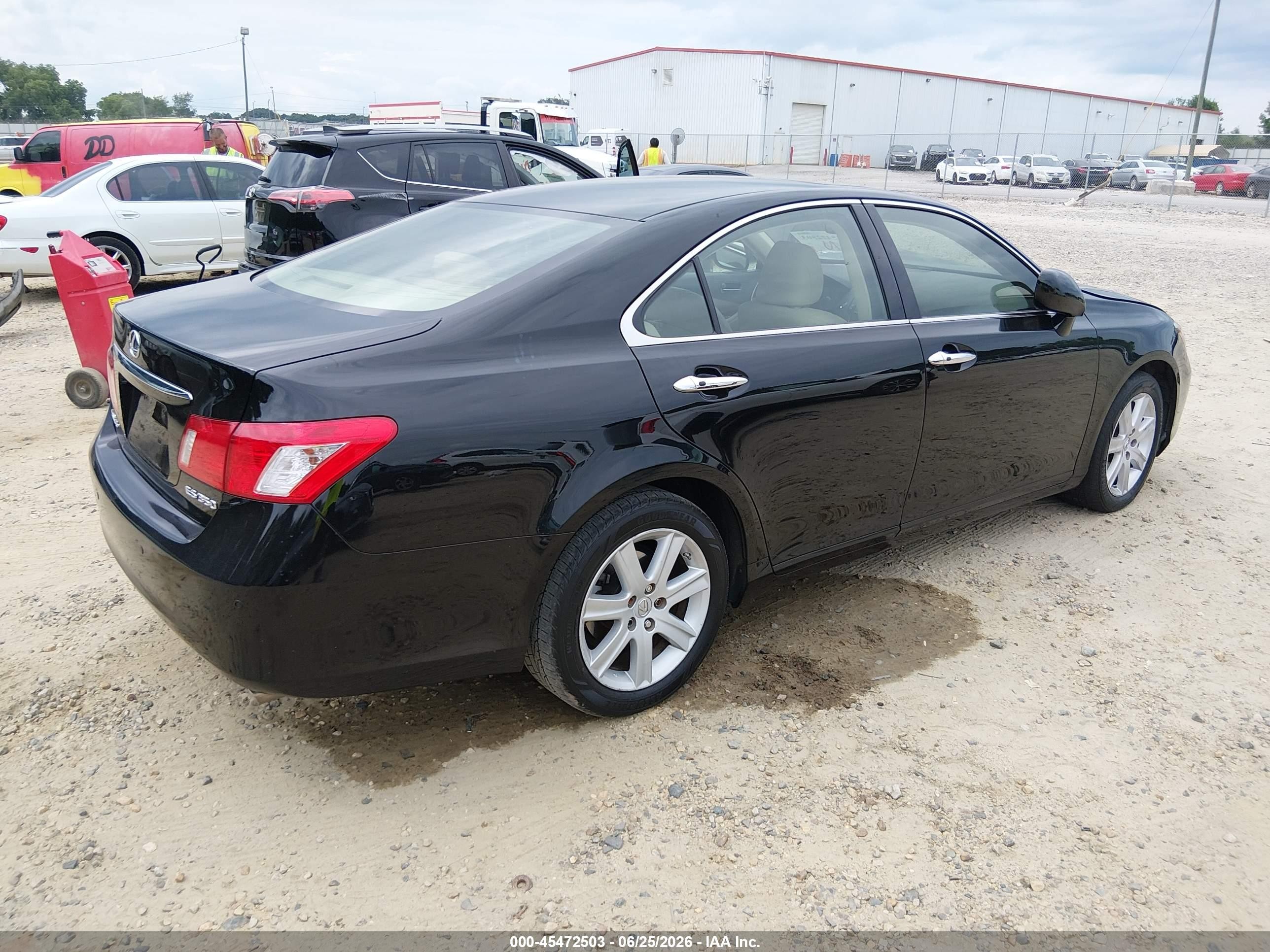 2007 Lexus Es 350   Black vin: JTHBJ46G172118332