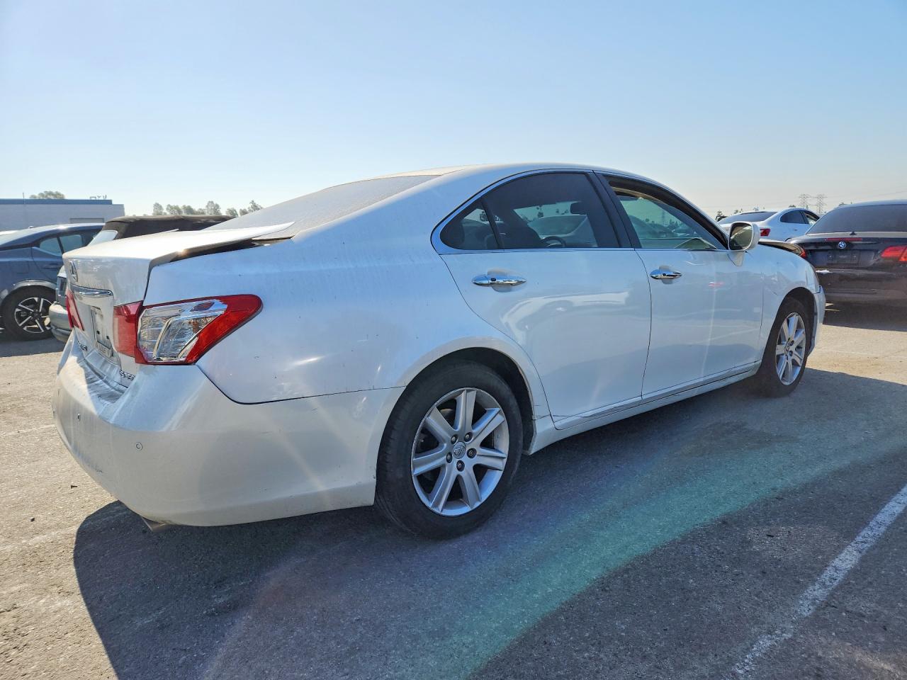 2007 Lexus Es 350 White vin: JTHBJ46G172119822
