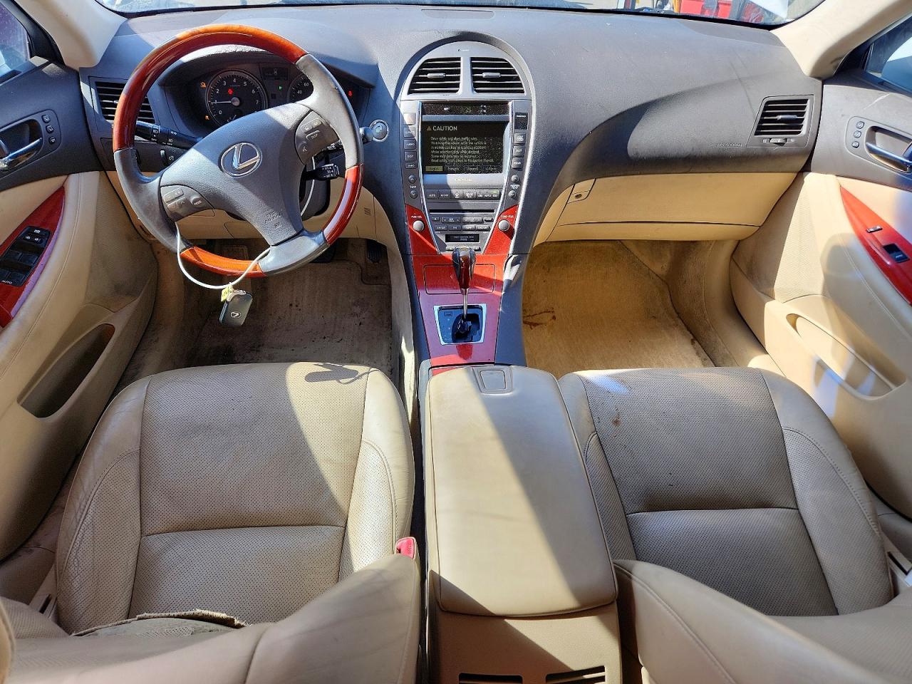 2007 Lexus Es 350 White vin: JTHBJ46G172119822