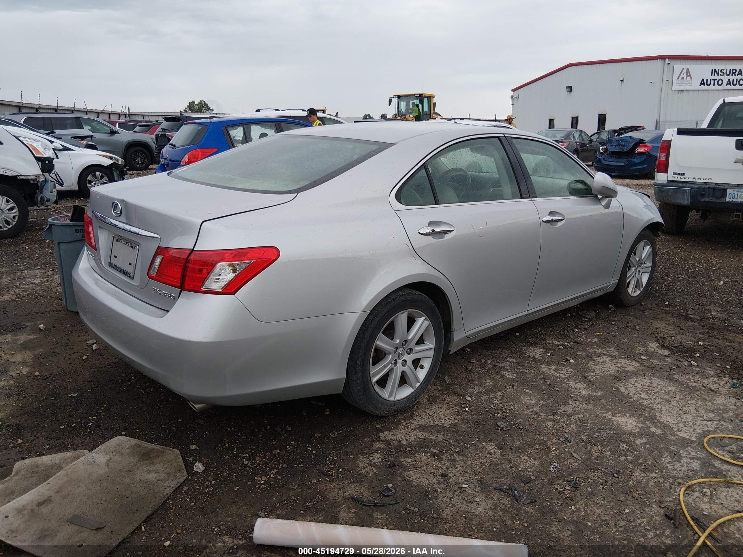 2007 Lexus Es 350   Silver vin: JTHBJ46G172120498