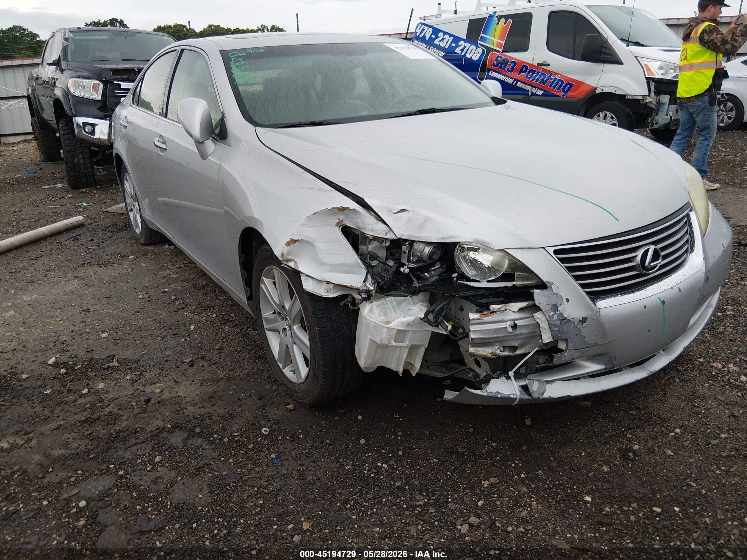 2007 Lexus Es 350   Silver vin: JTHBJ46G172120498