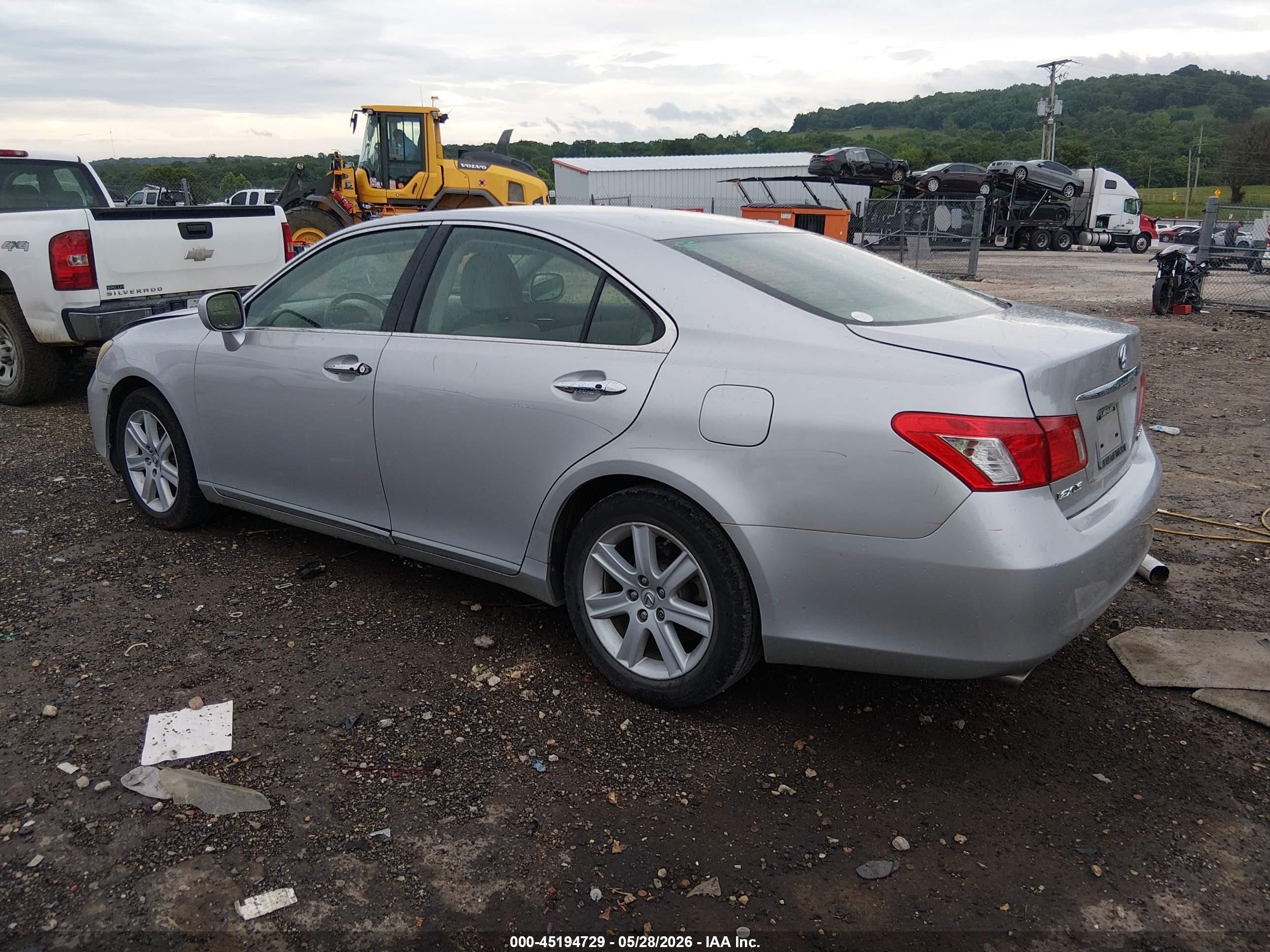 2007 Lexus Es 350   Silver vin: JTHBJ46G172120498