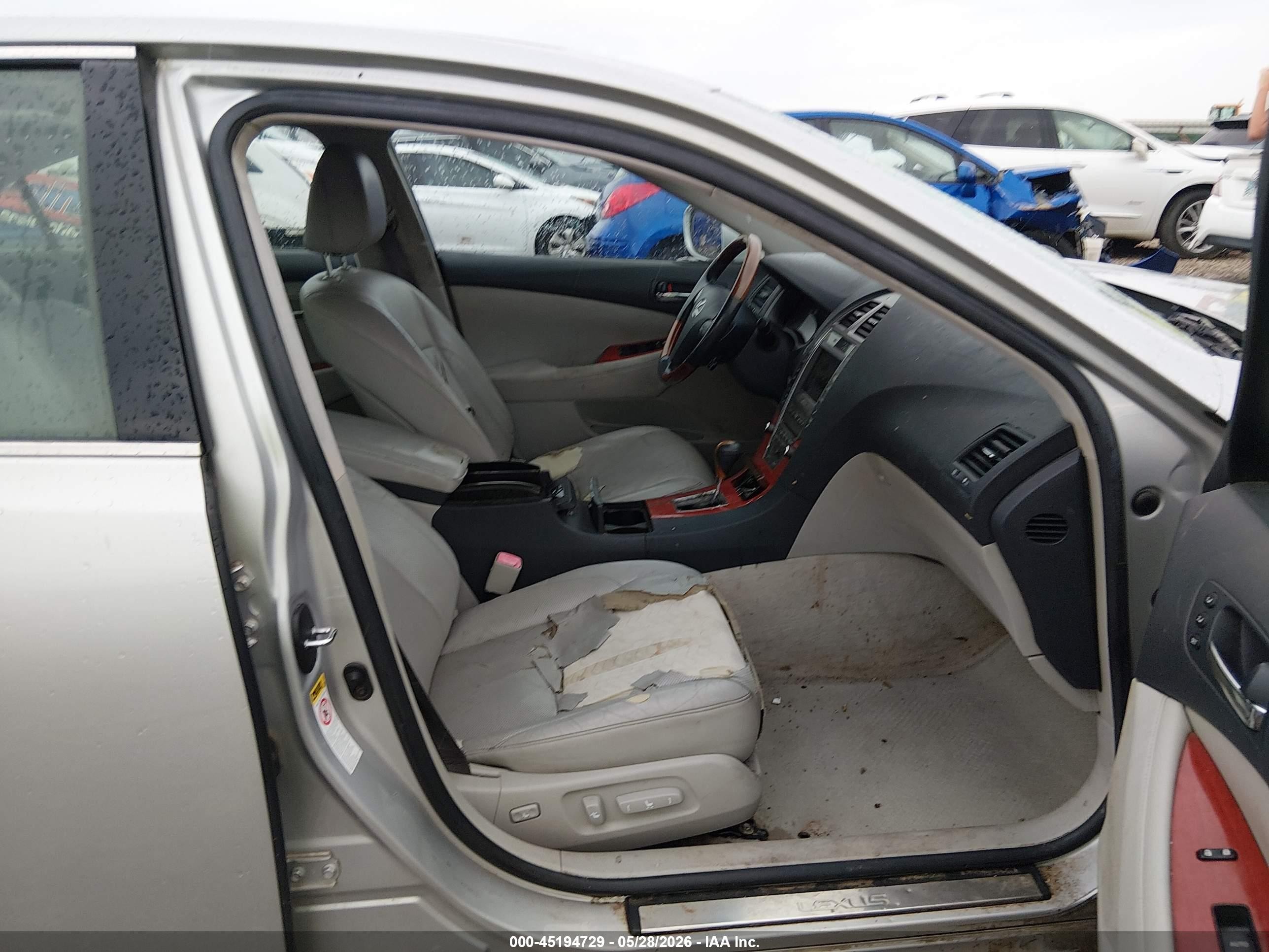 2007 Lexus Es 350   Silver vin: JTHBJ46G172120498