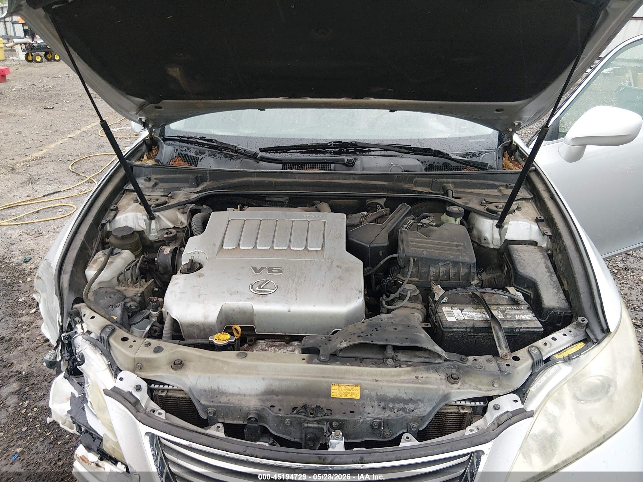2007 Lexus Es 350   Silver vin: JTHBJ46G172120498