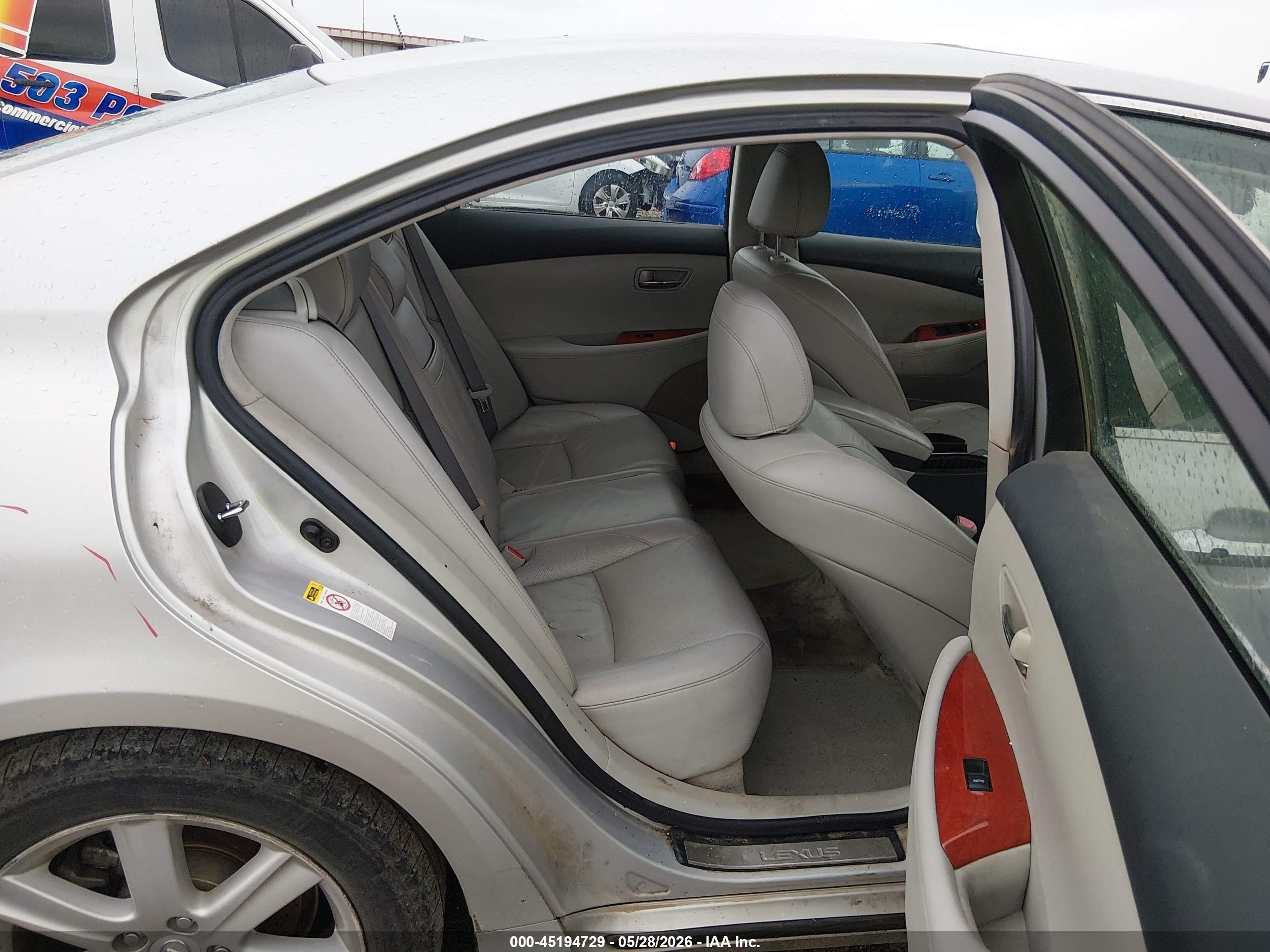 2007 Lexus Es 350   Silver vin: JTHBJ46G172120498