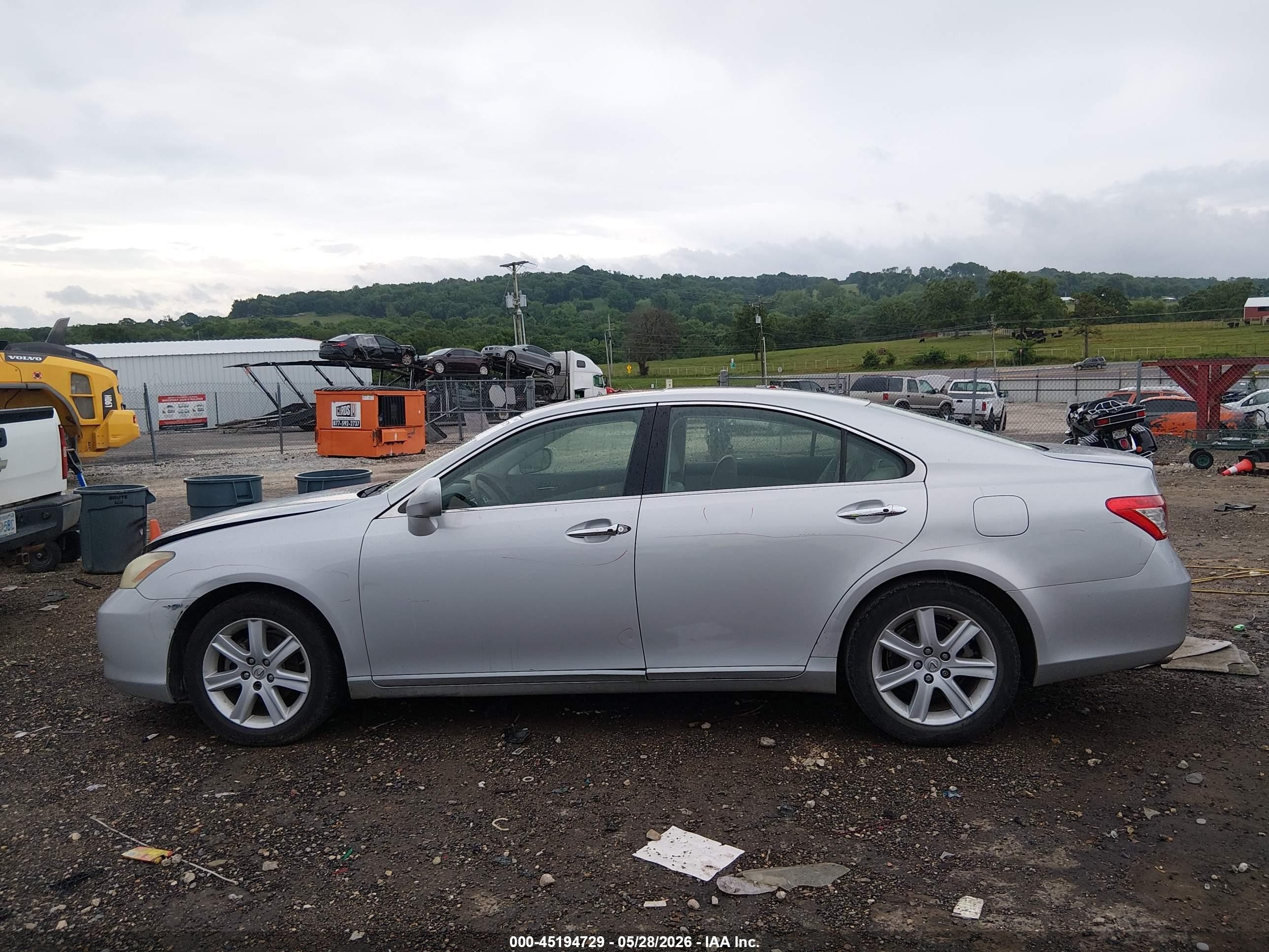 2007 Lexus Es 350   Silver vin: JTHBJ46G172120498