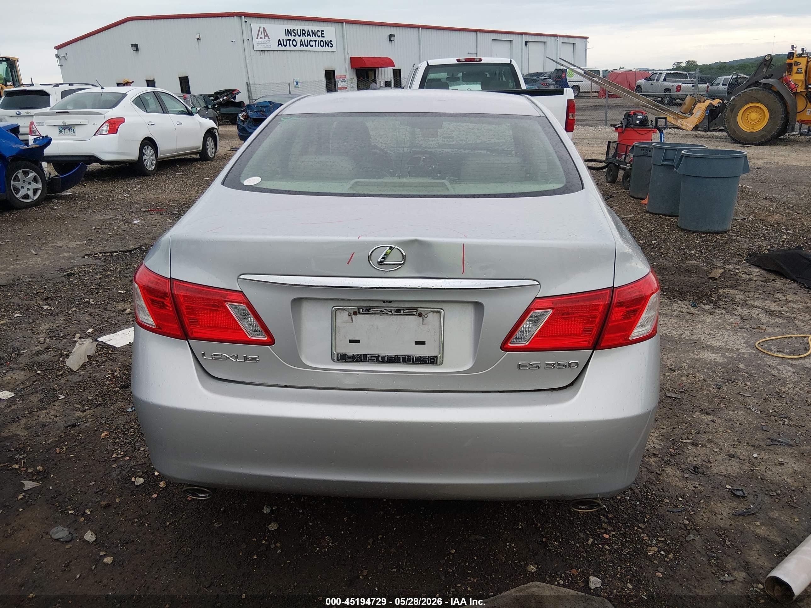 2007 Lexus Es 350   Silver vin: JTHBJ46G172120498