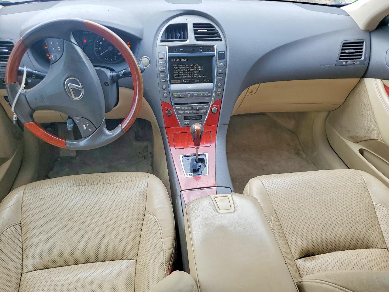 2007 Lexus Es 350 Белый vin: JTHBJ46G172135390