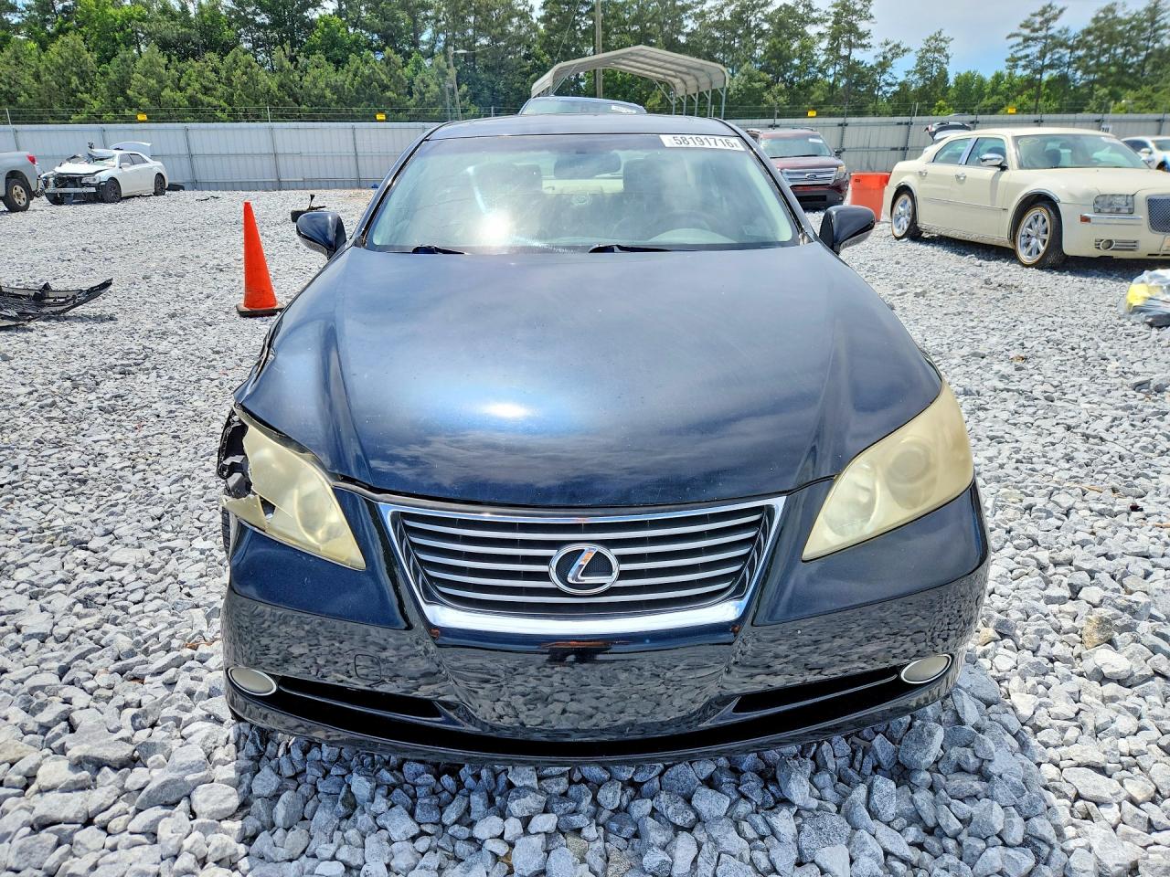 2008 Lexus Es 350 Black vin: JTHBJ46G182176314