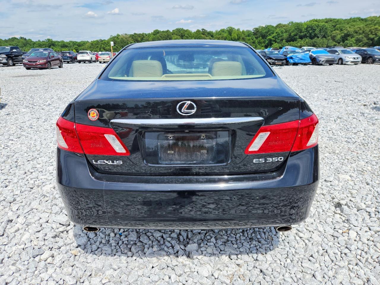 2008 Lexus Es 350 Black vin: JTHBJ46G182176314