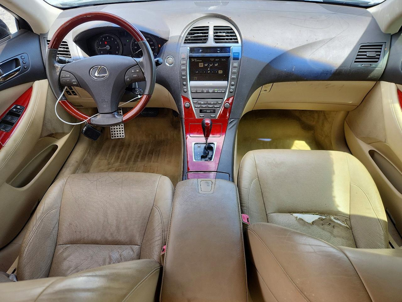 2008 Lexus Es 350 Black vin: JTHBJ46G182176314