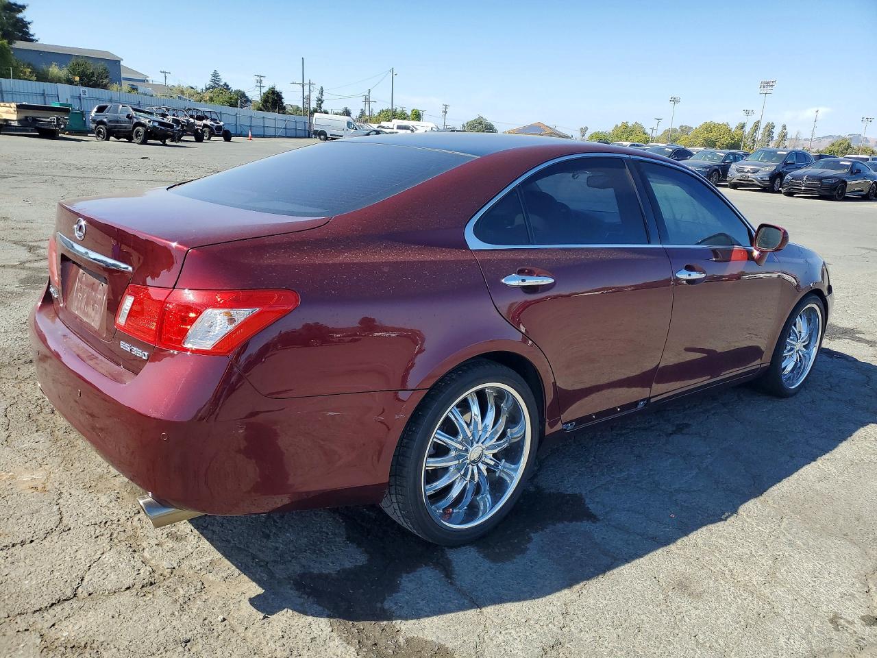 2008 Lexus Es 350 Maroon vin: JTHBJ46G182194876