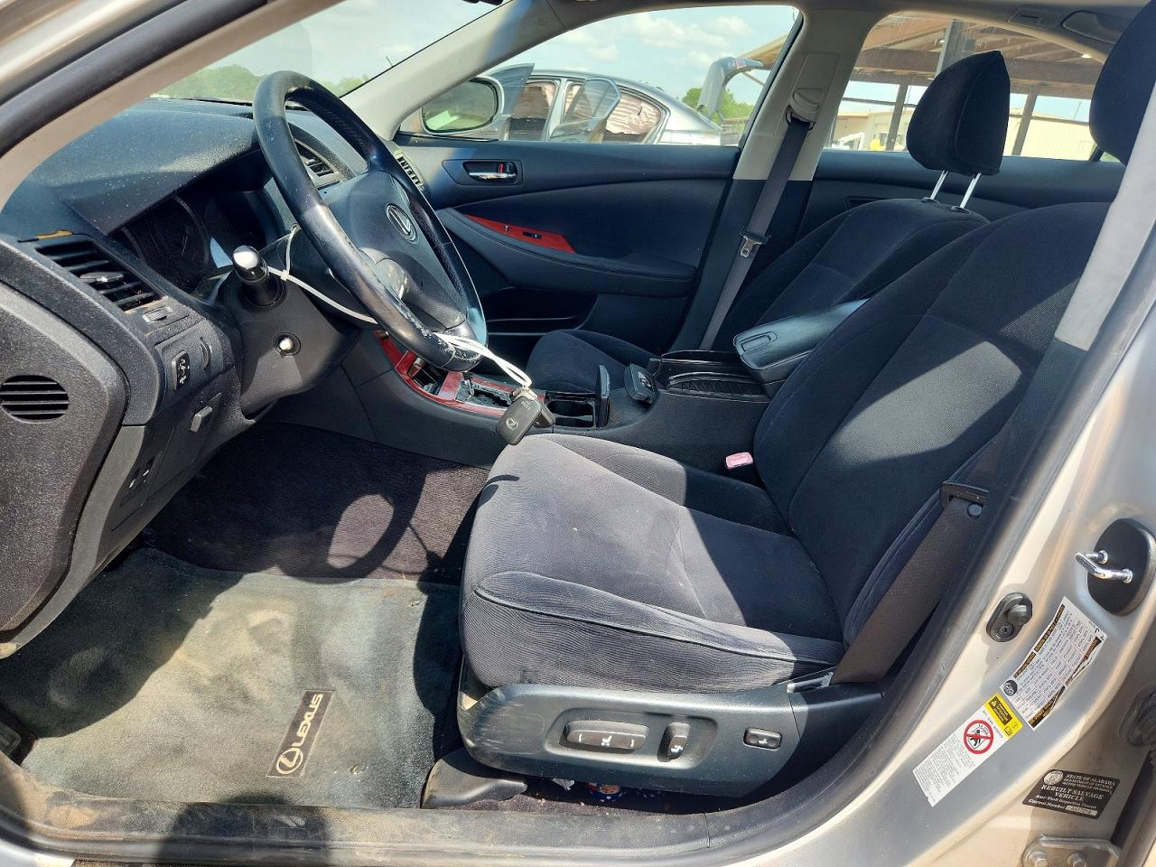 2008 Lexus Es 350 Silver vin: JTHBJ46G182196210